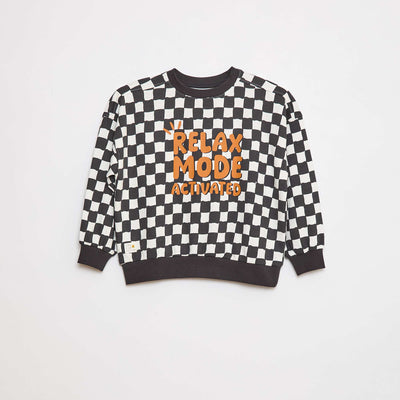 Sweat à col rond - Grafik Edition GRIS