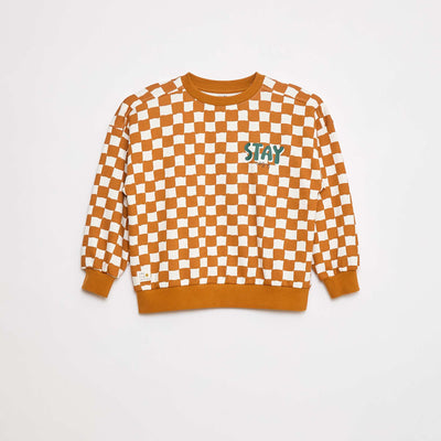 Sweat à col rond - Grafik Edition ORANGE