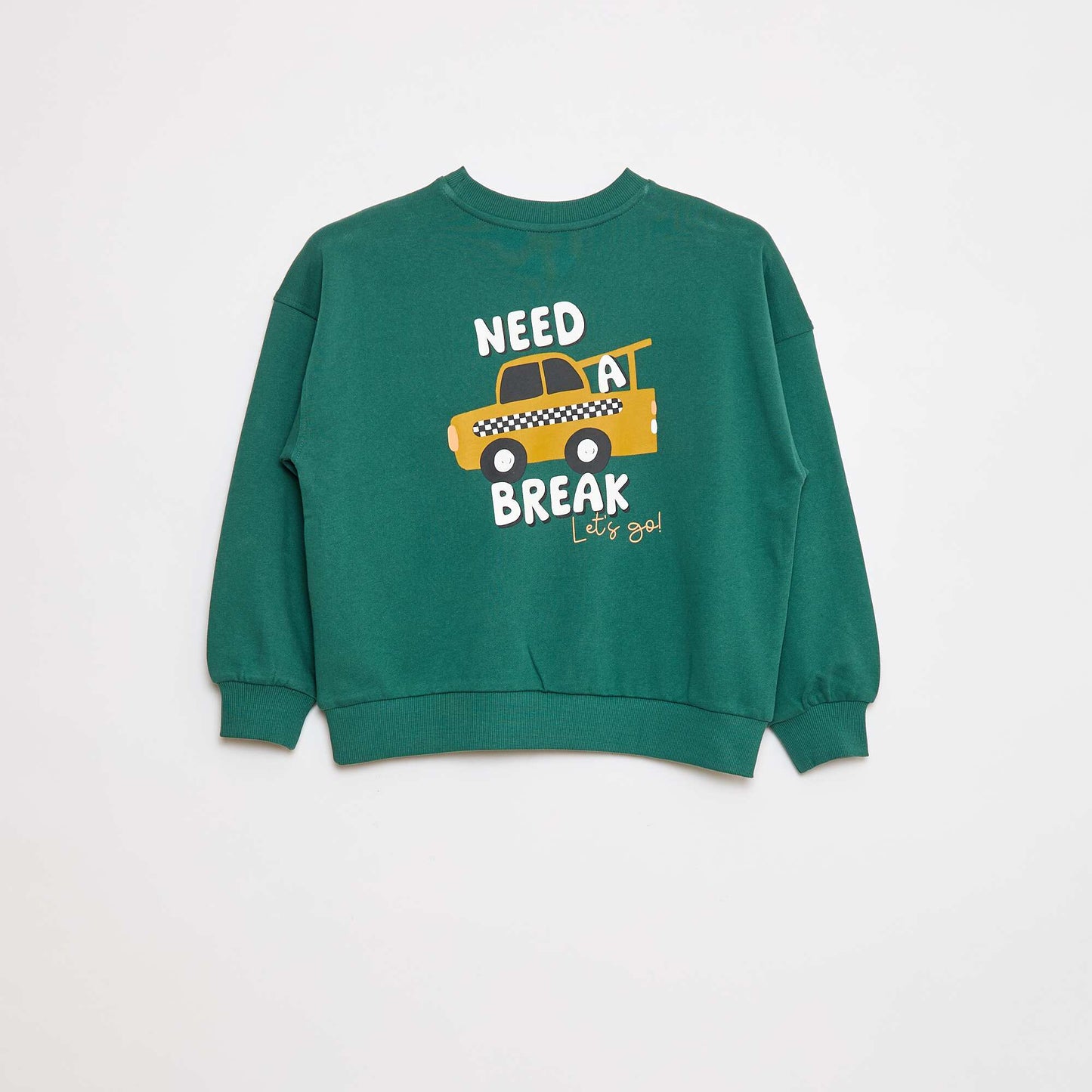 Sweat à col rond - Grafik Edition VERT
