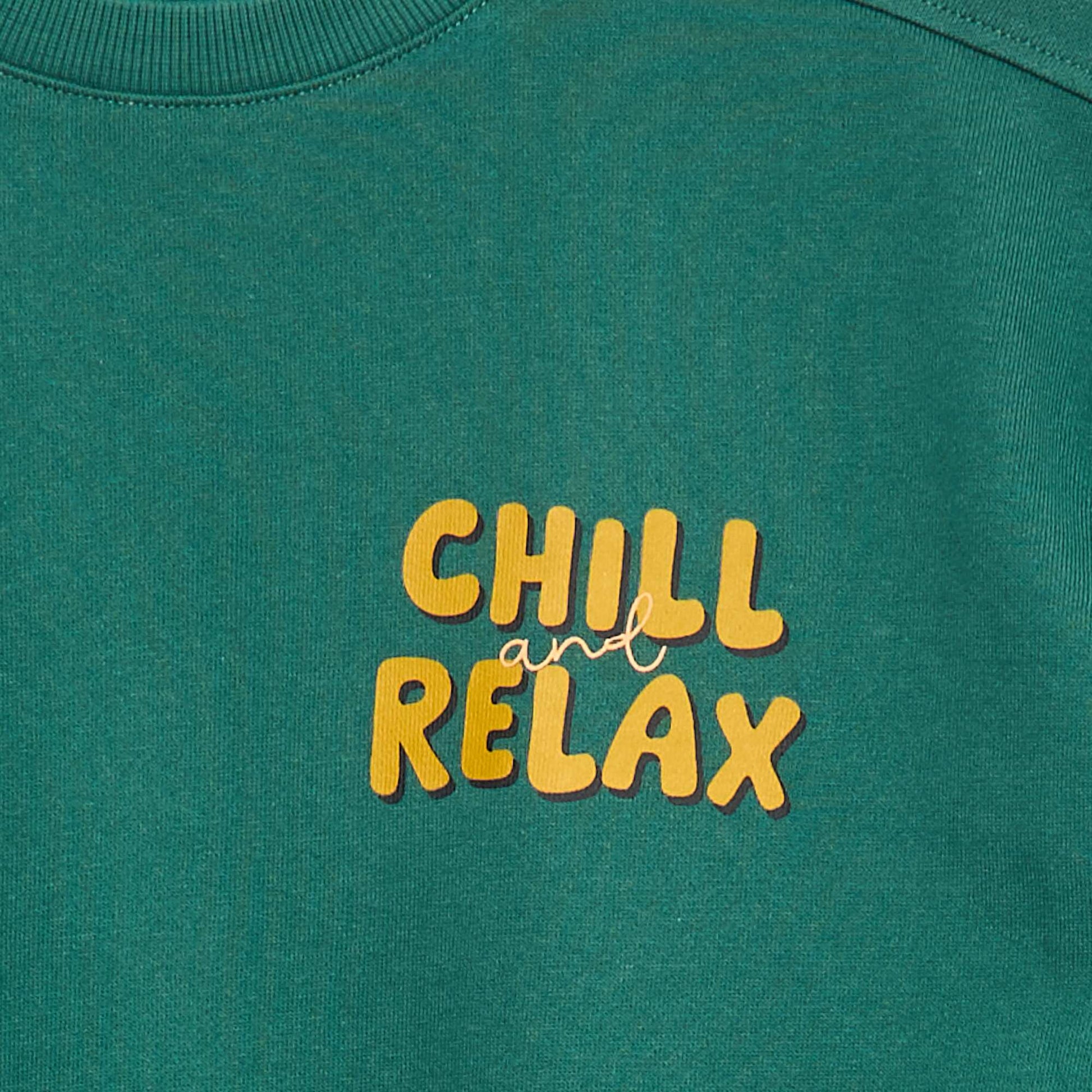 Sweat à col rond - Grafik Edition VERT