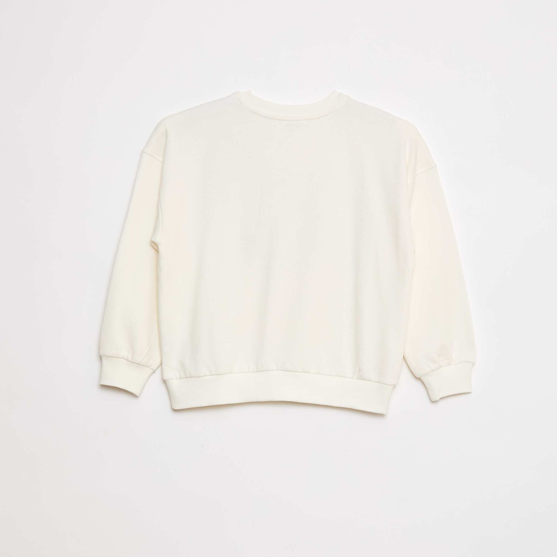 Sweat à col rond - Grafik Edition BLANC