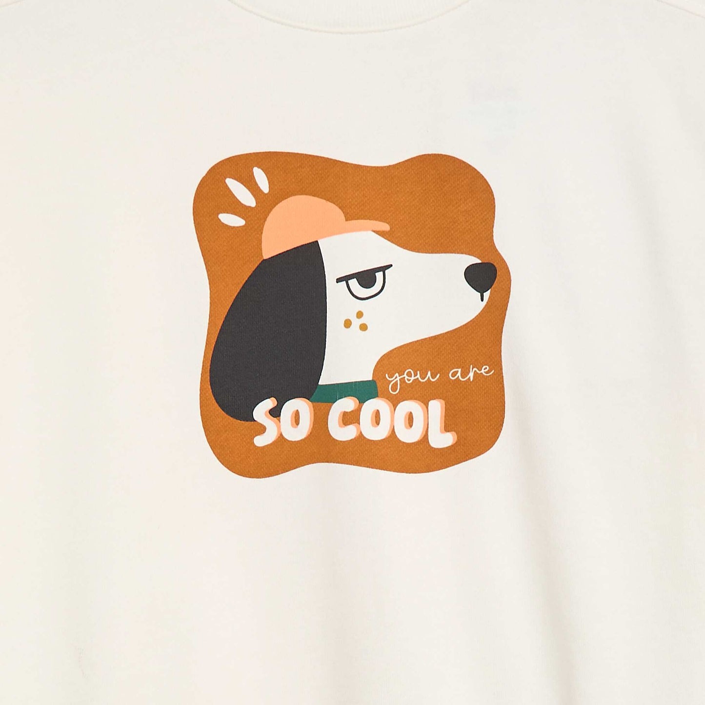 Sweat à col rond - Grafik Edition BLANC