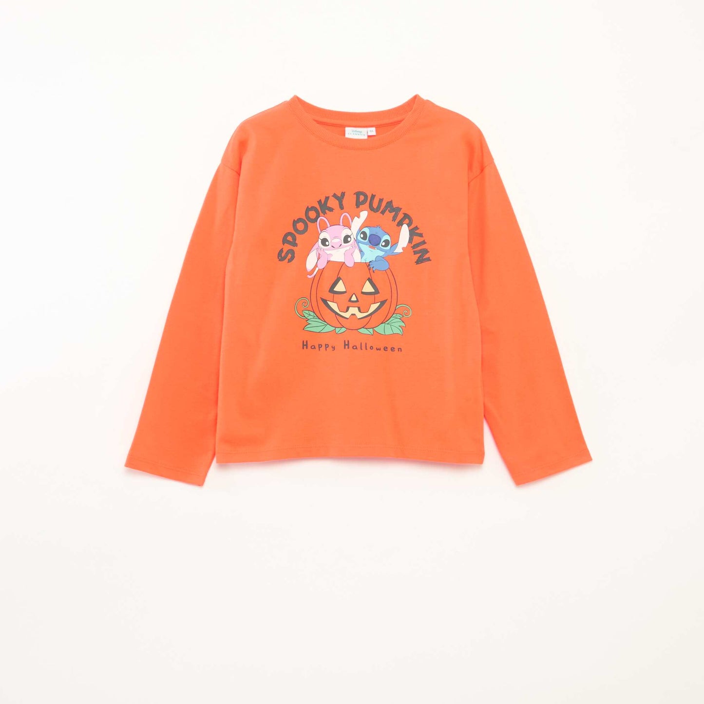 T-shirt jersey halloween 'Disney' 'Stitch' ORANGE