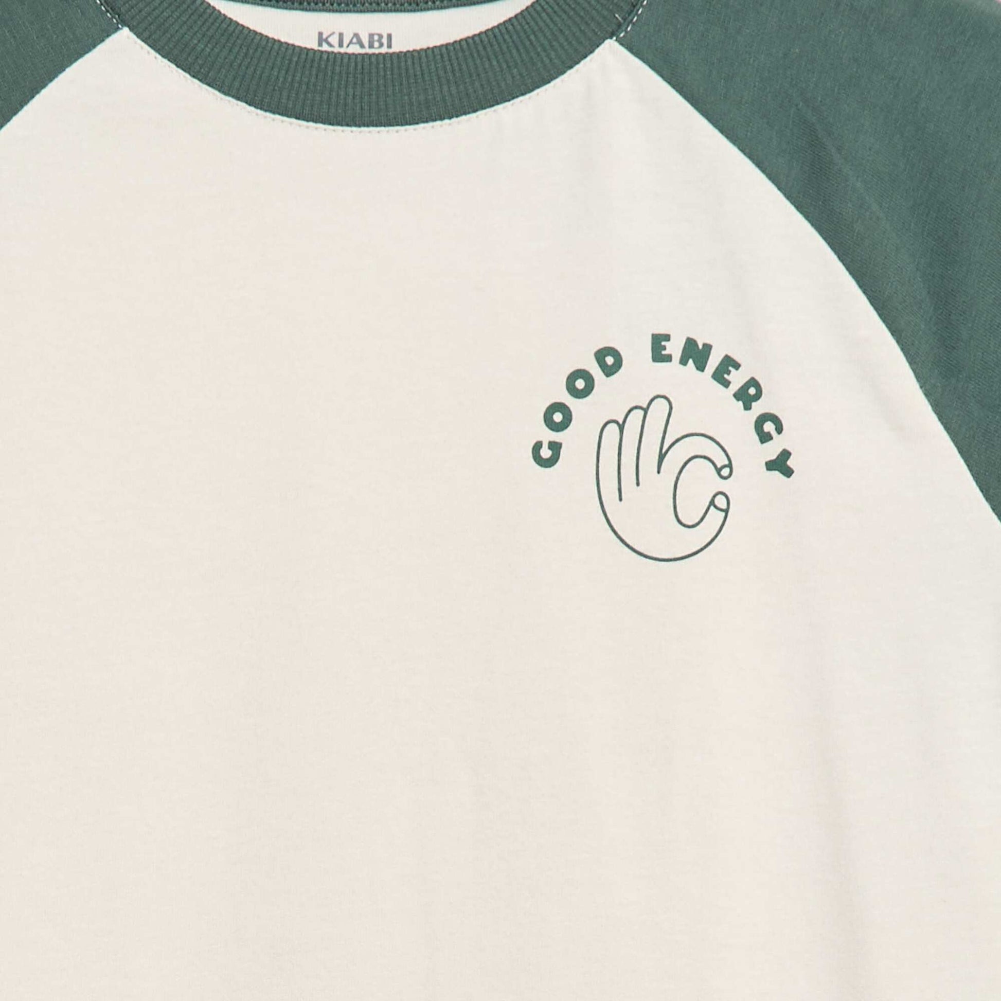 T-shirt à manches raglans VERT