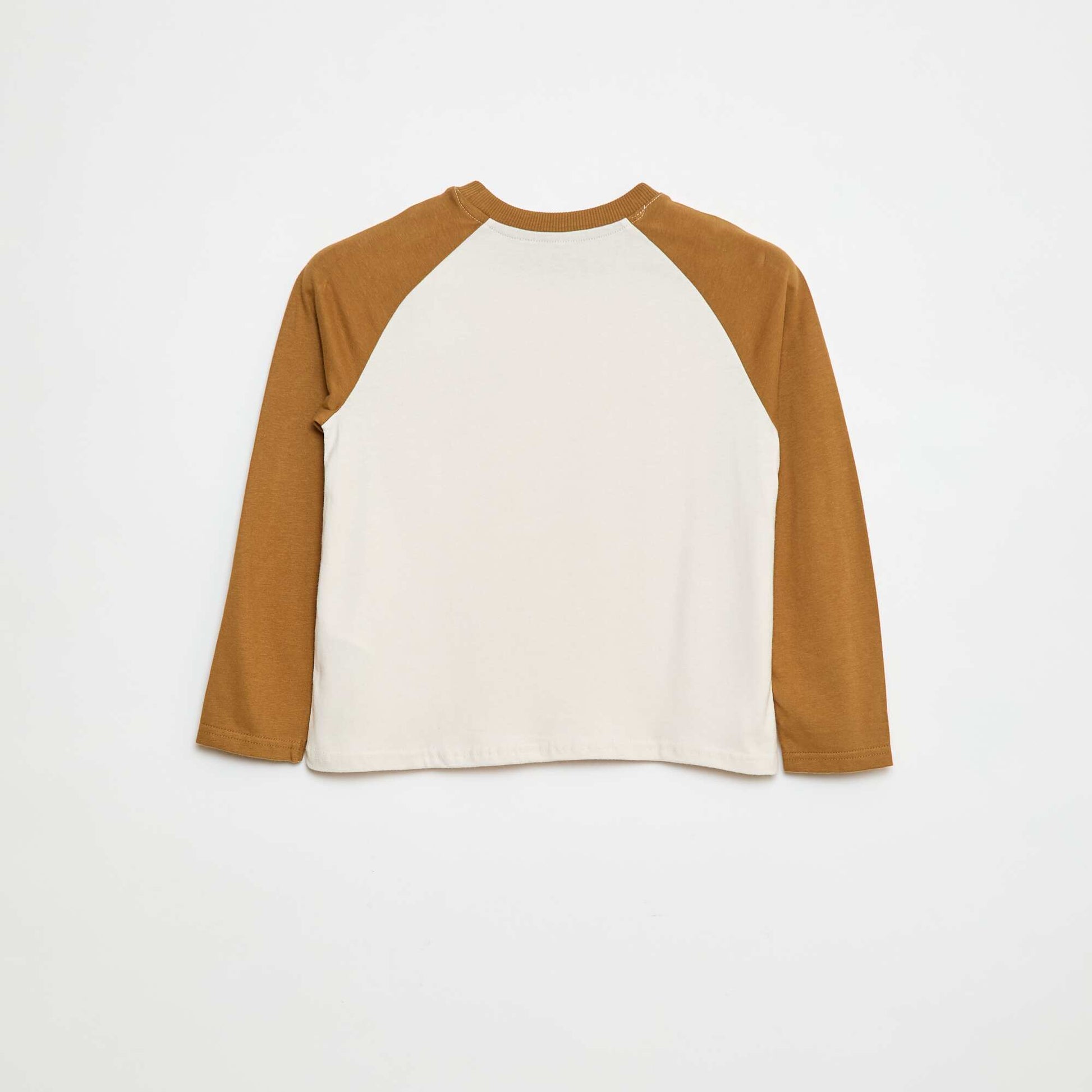 T-shirt à manches raglans JAUNE