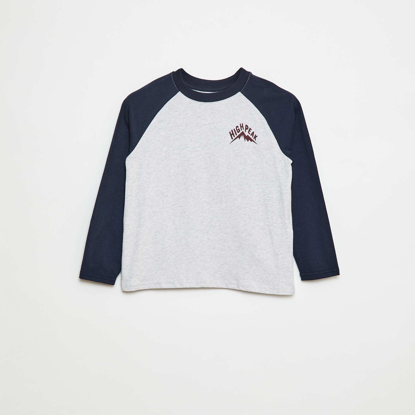 T-shirt à manches raglans BLEU