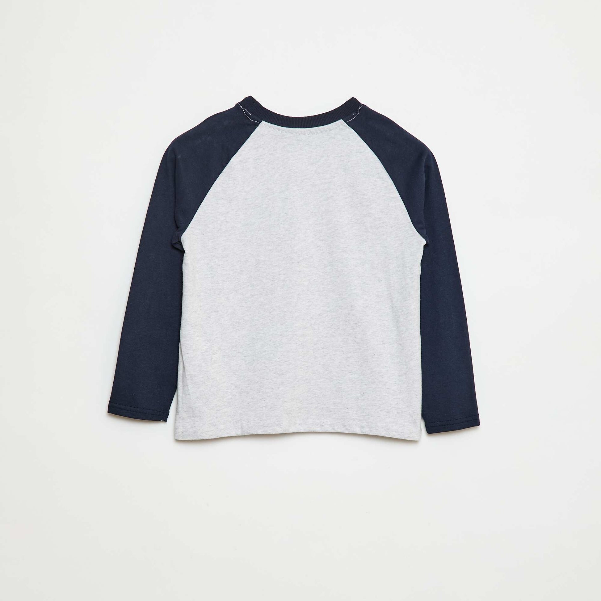 T-shirt à manches raglans BLEU