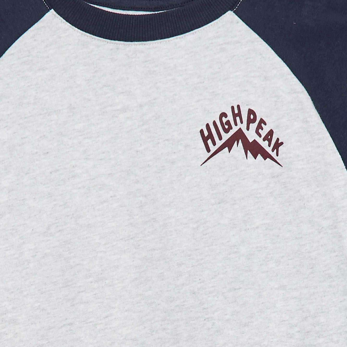 T-shirt à manches raglans BLEU