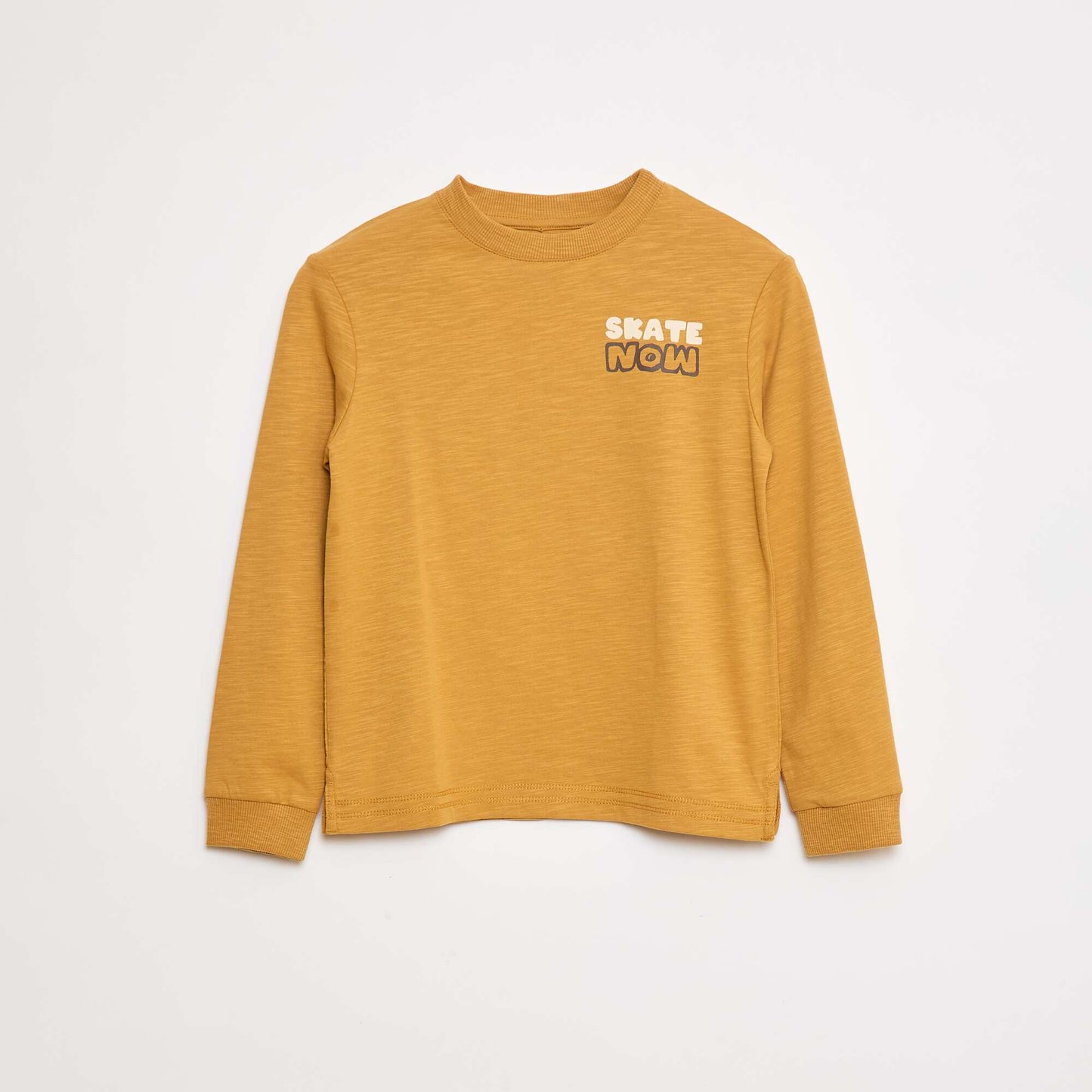 T-shirt loose imprimé skate JAUNE