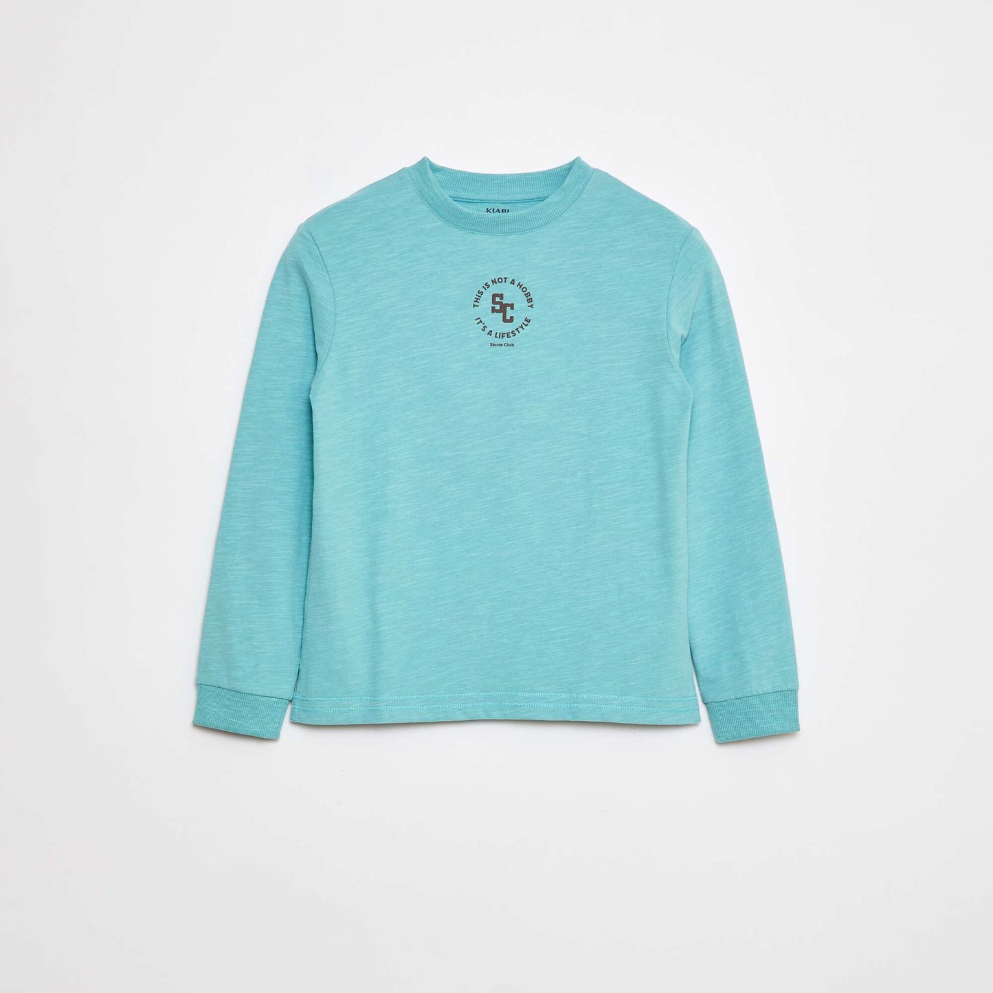 T-shirt loose imprimé skate BLEU