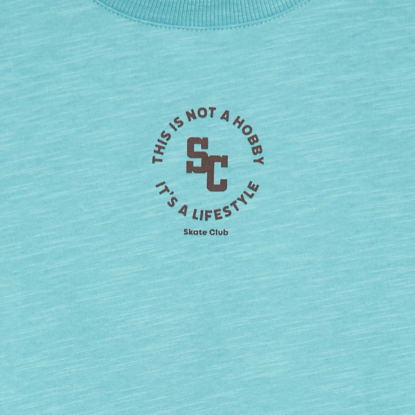 T-shirt loose imprimé skate BLEU