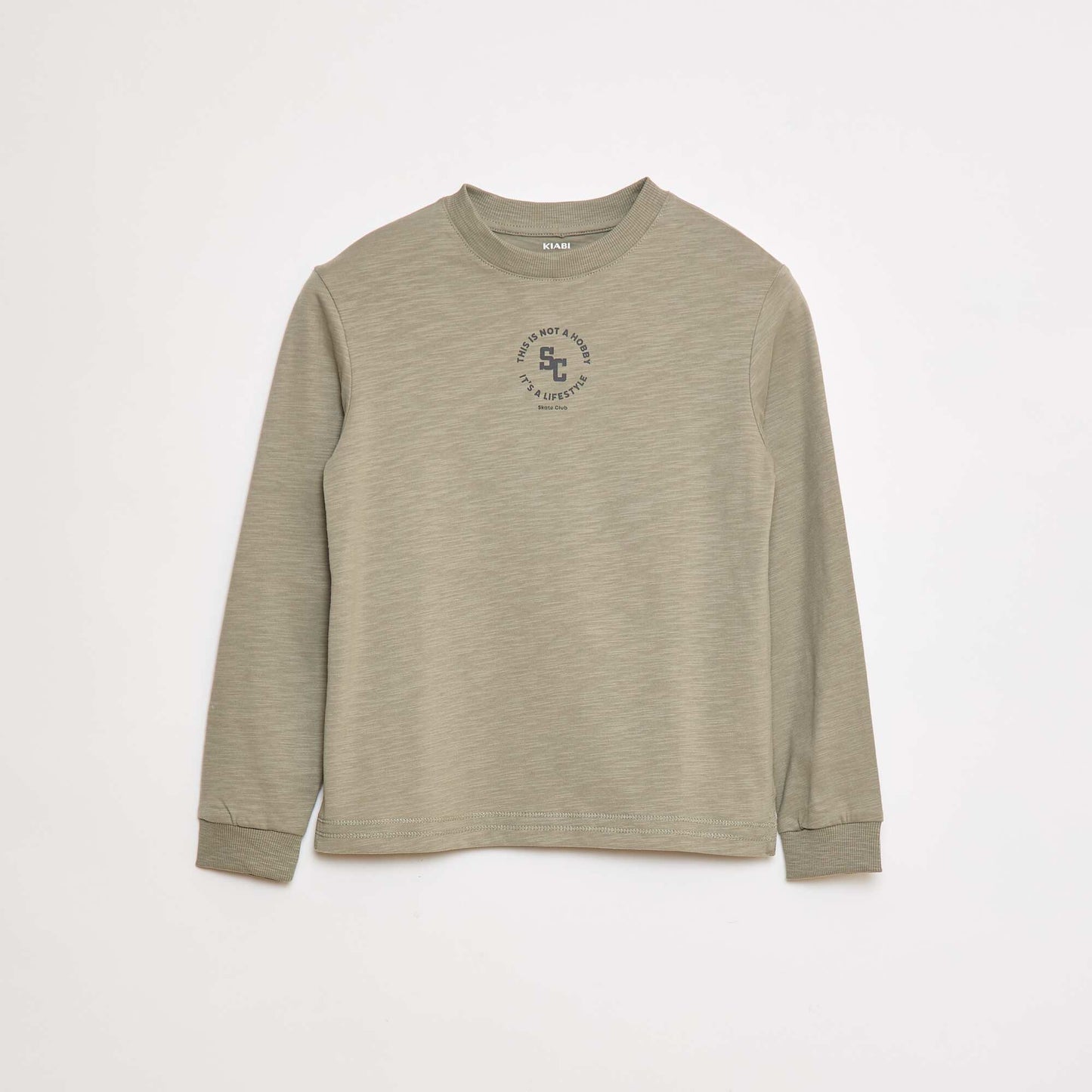 T-shirt loose imprimé skate KAKI