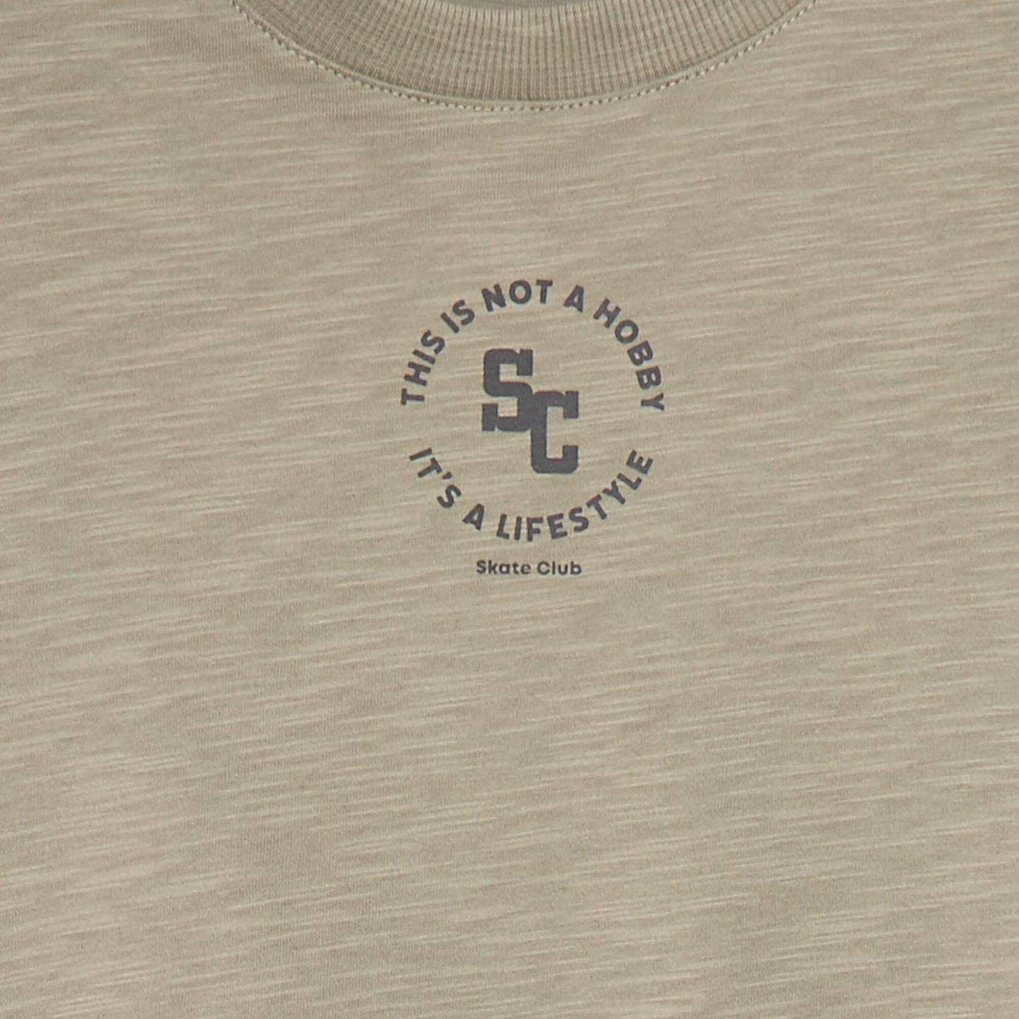 T-shirt loose imprimé skate KAKI