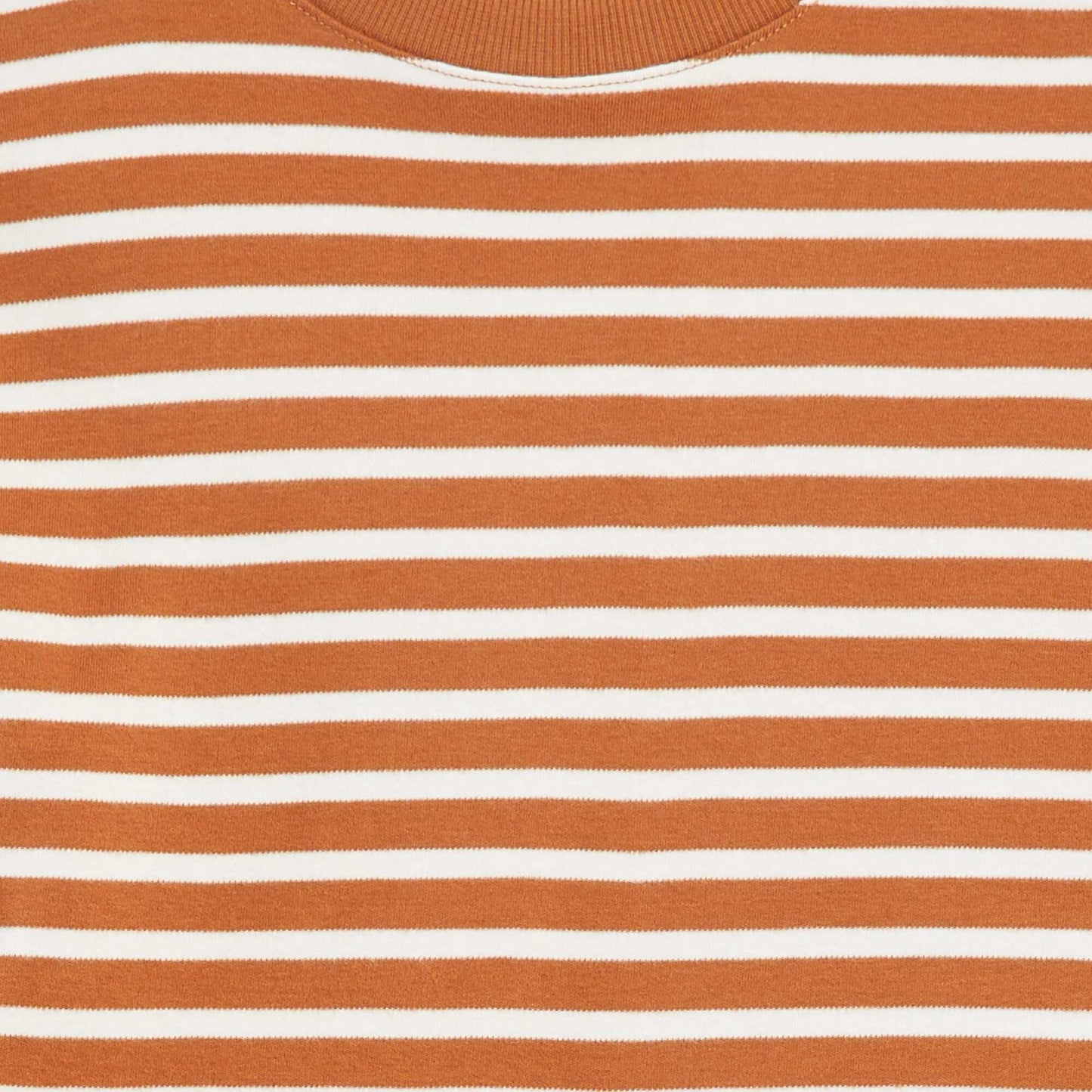 T-shirt à manches longues rayé BEIGE