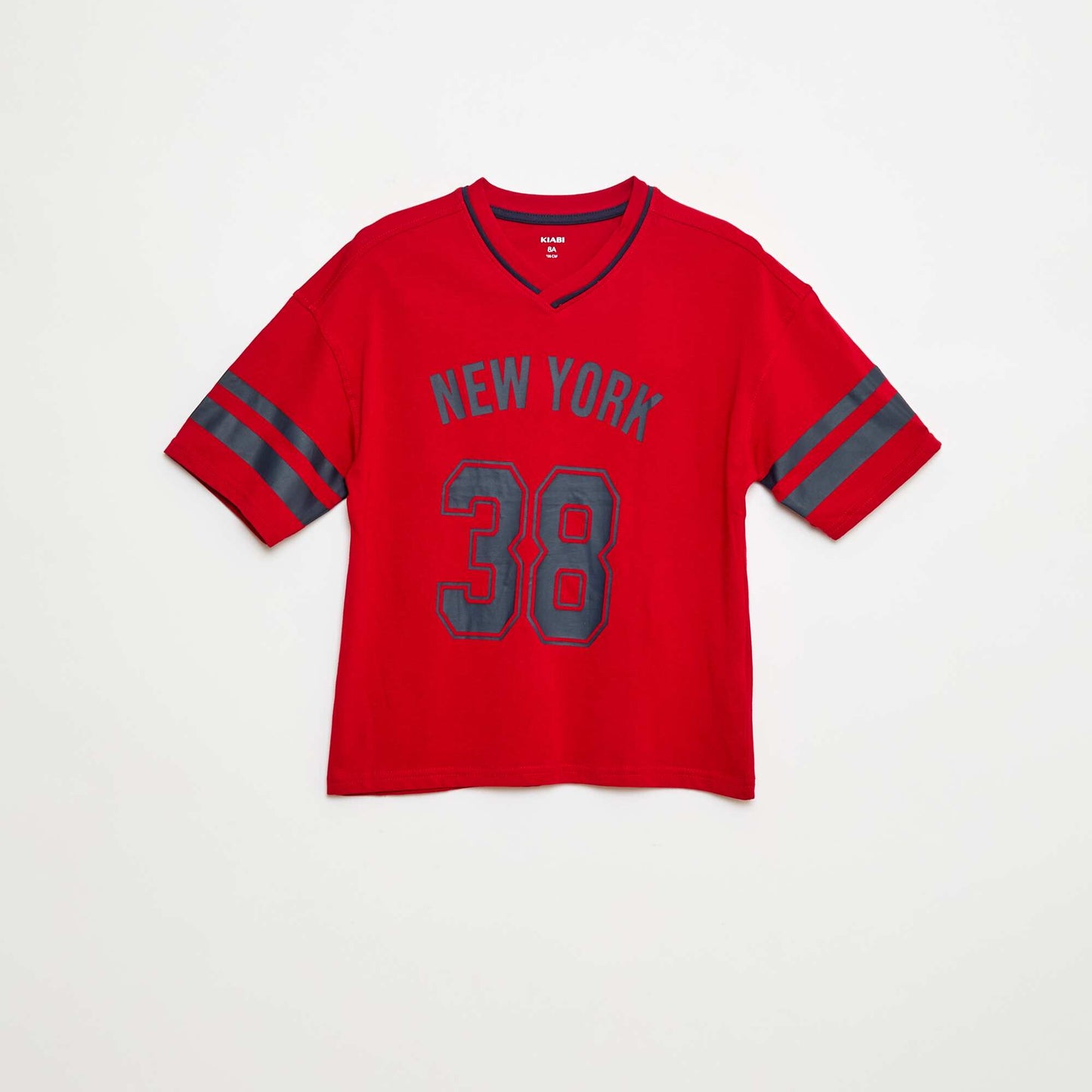 T-shirt esprit baseball ROUGE