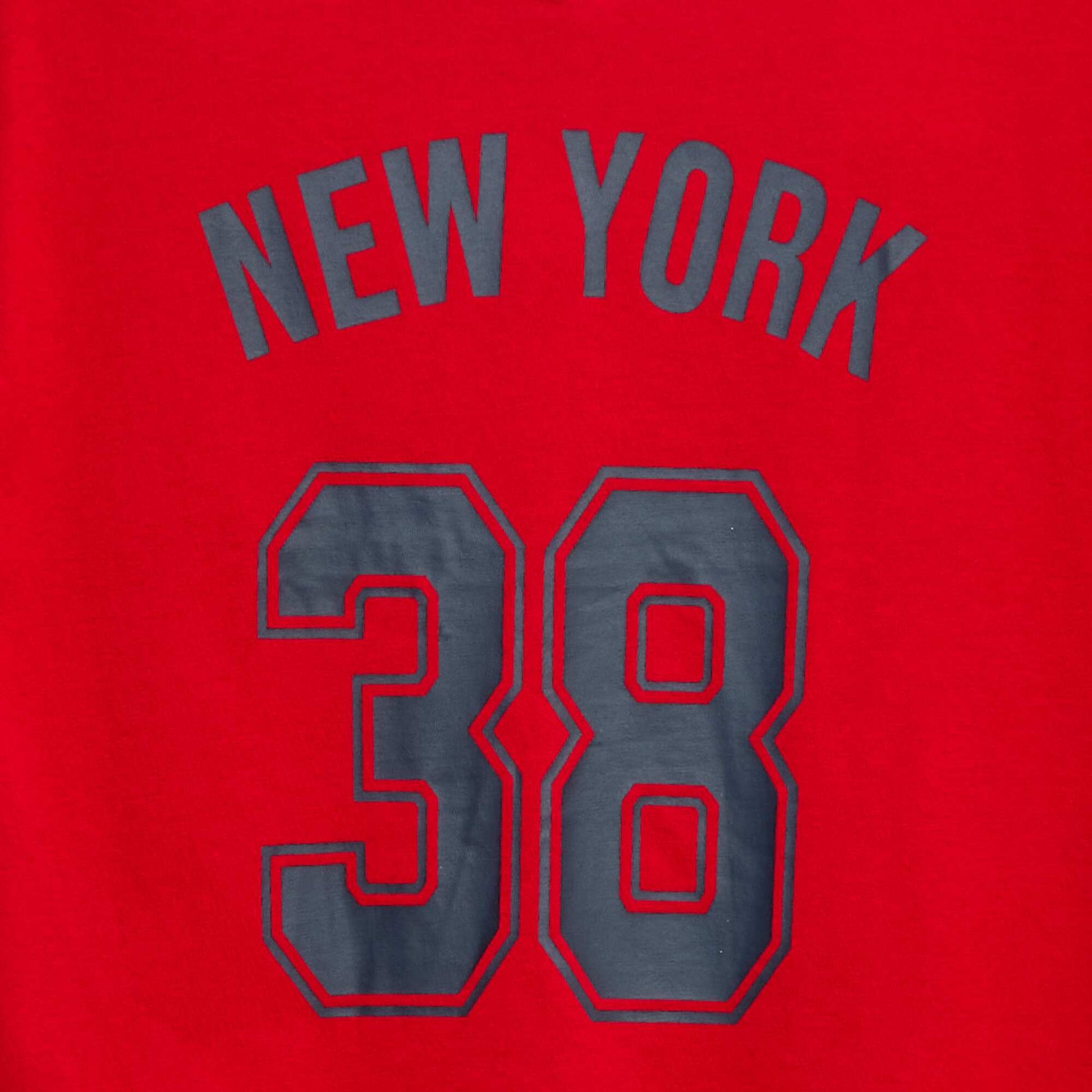 T-shirt esprit baseball ROUGE