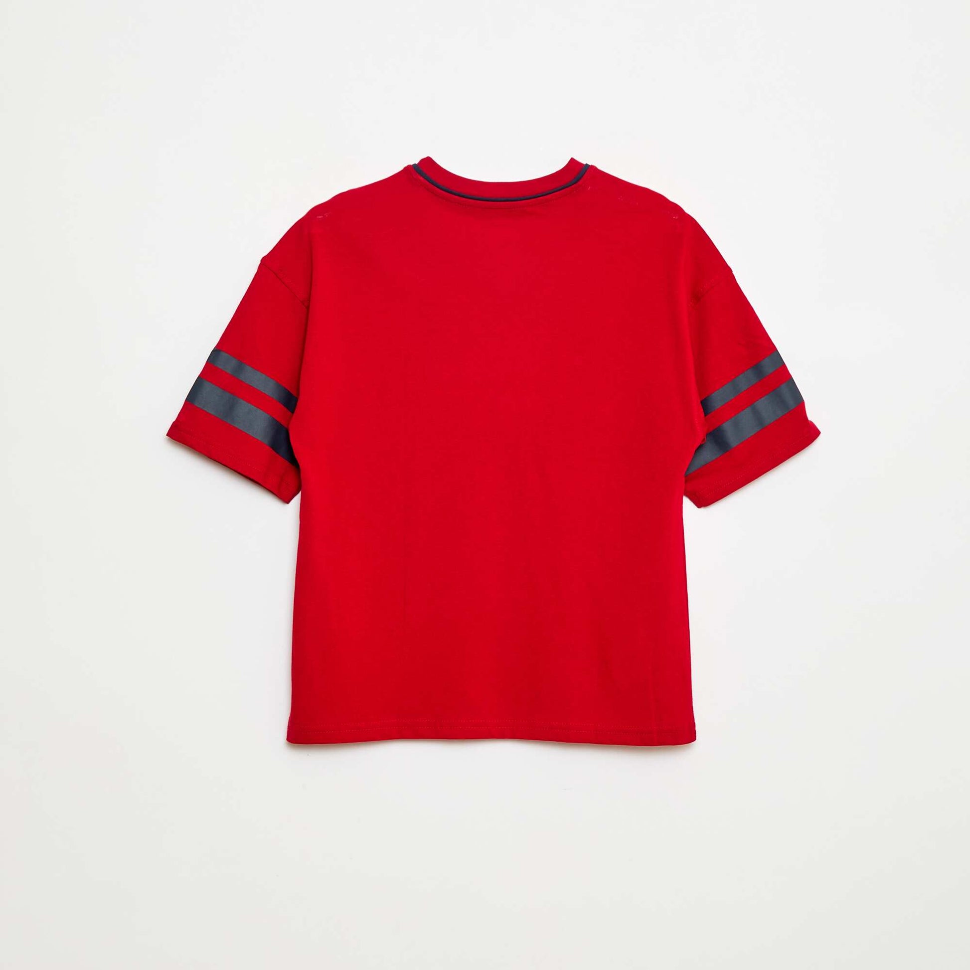 T-shirt esprit baseball ROUGE