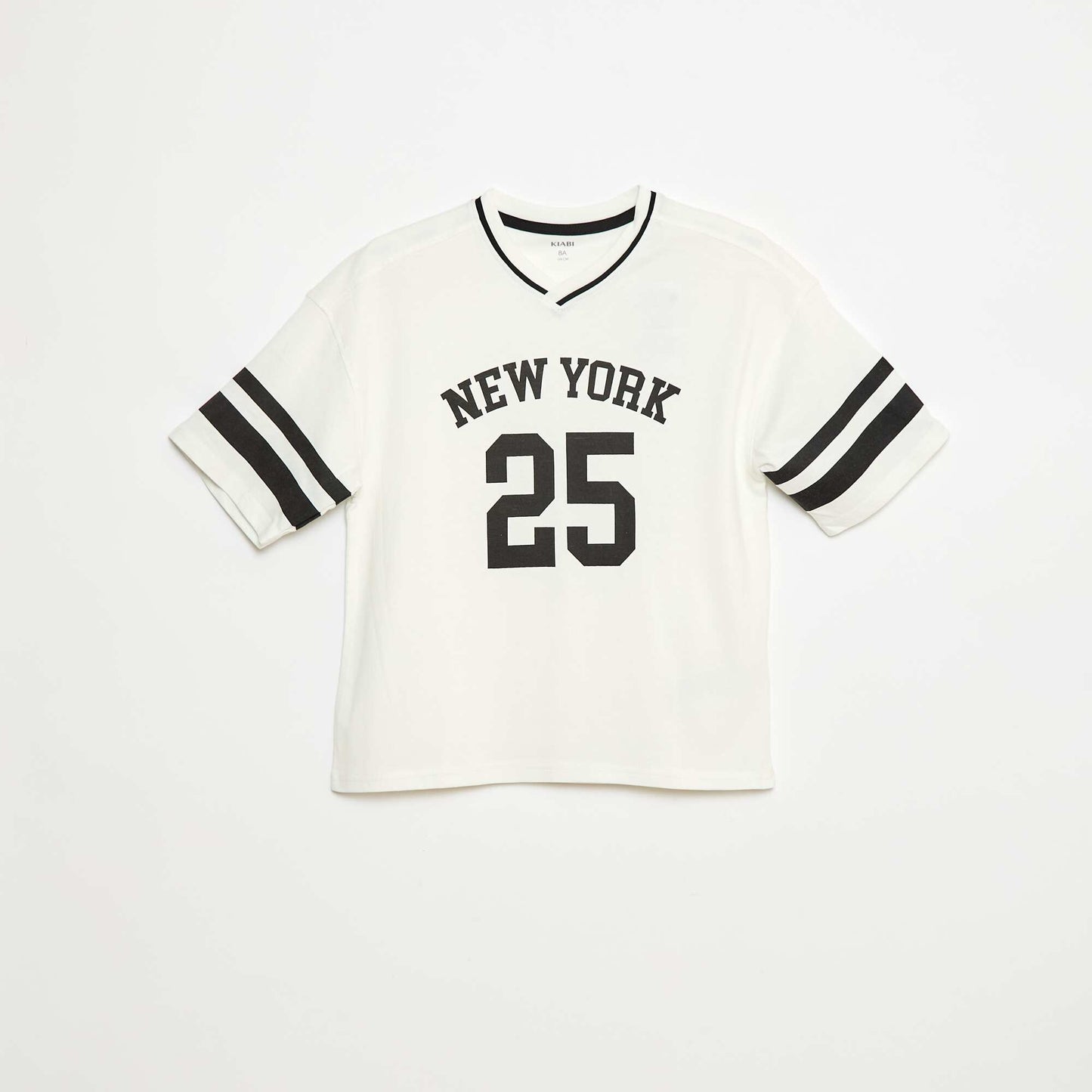 T-shirt esprit baseball BLANC