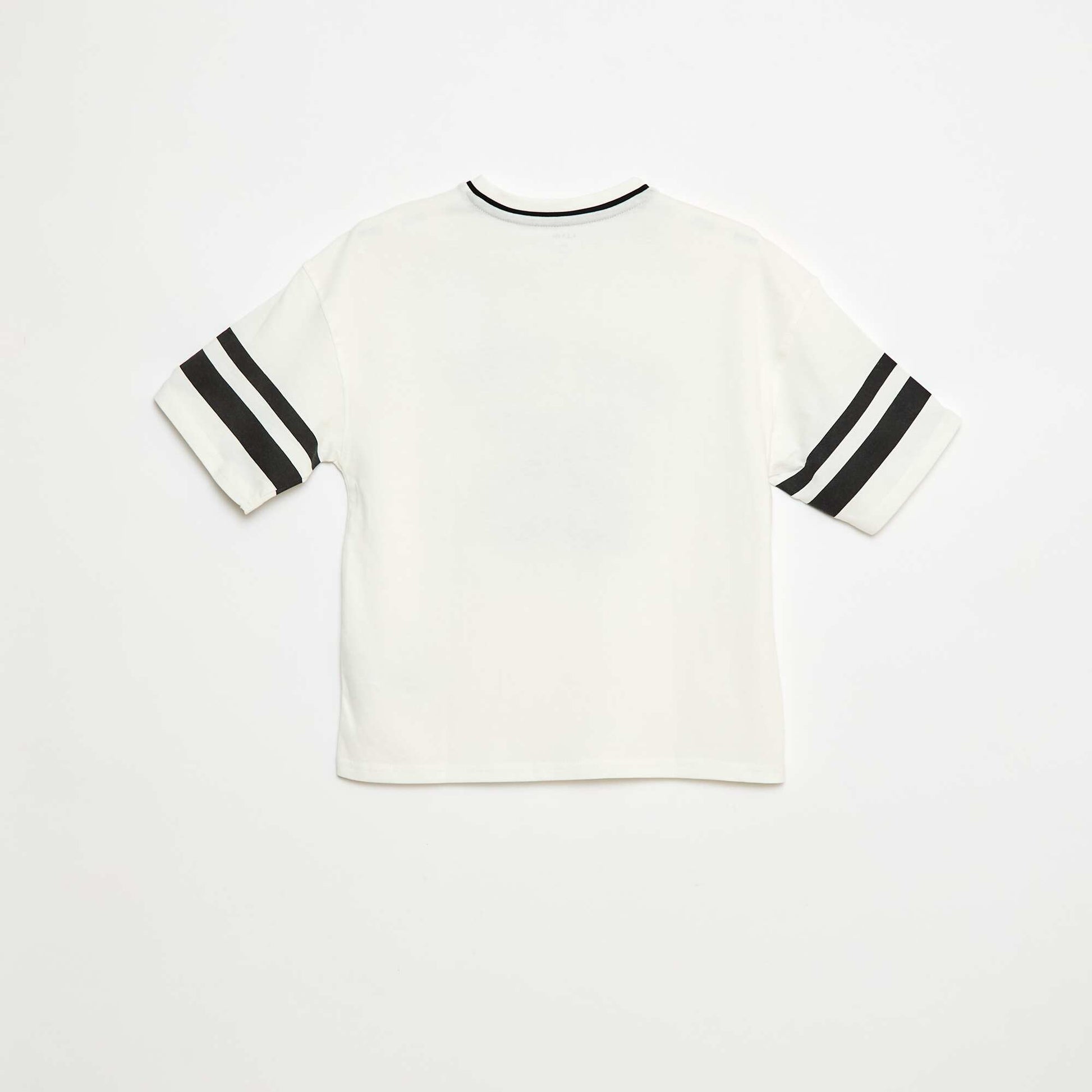 T-shirt esprit baseball BLANC