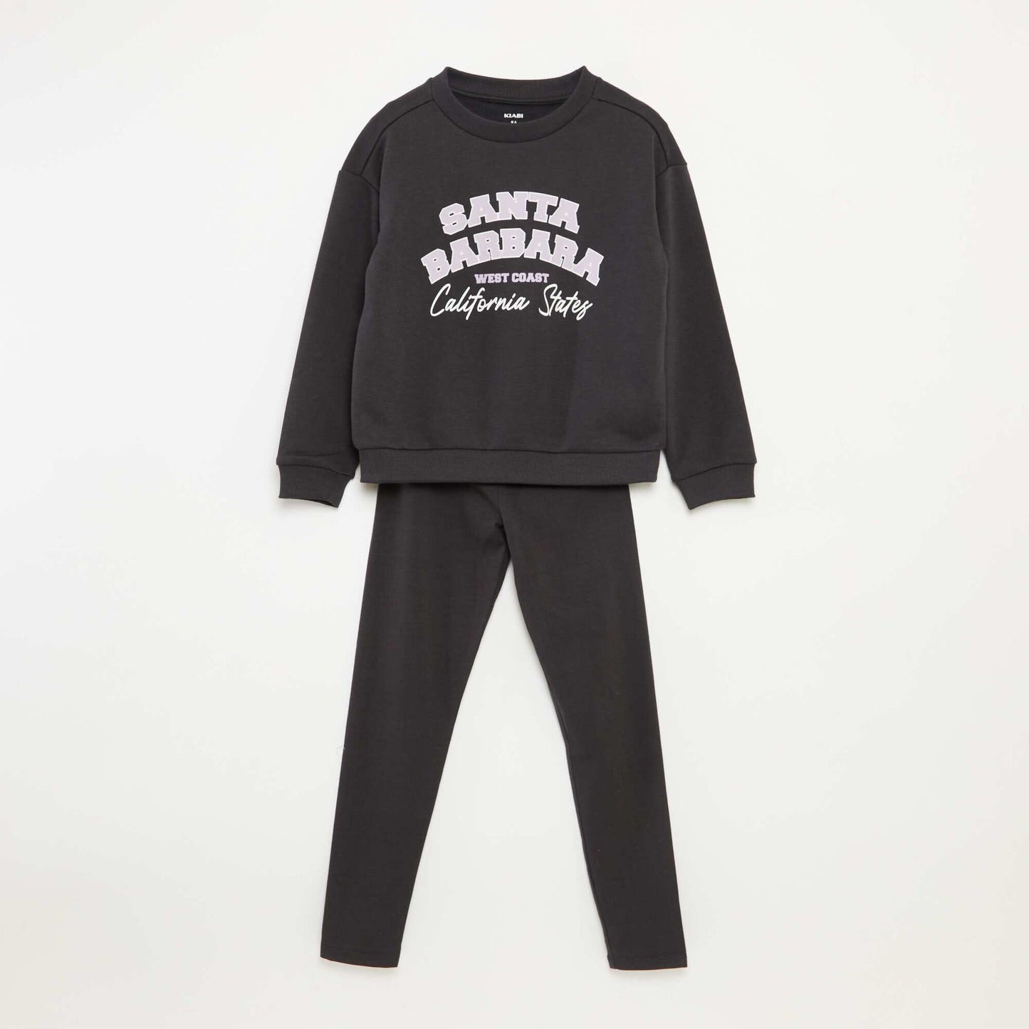 Ensemble sweat + legging imprimé - 2 pièces GRIS