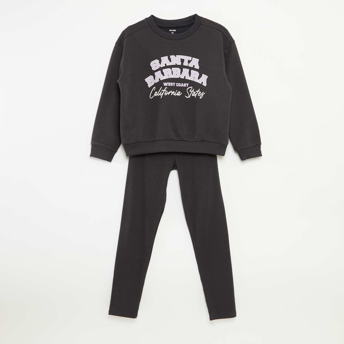 Ensemble sweat + legging imprimé - 2 pièces GRIS