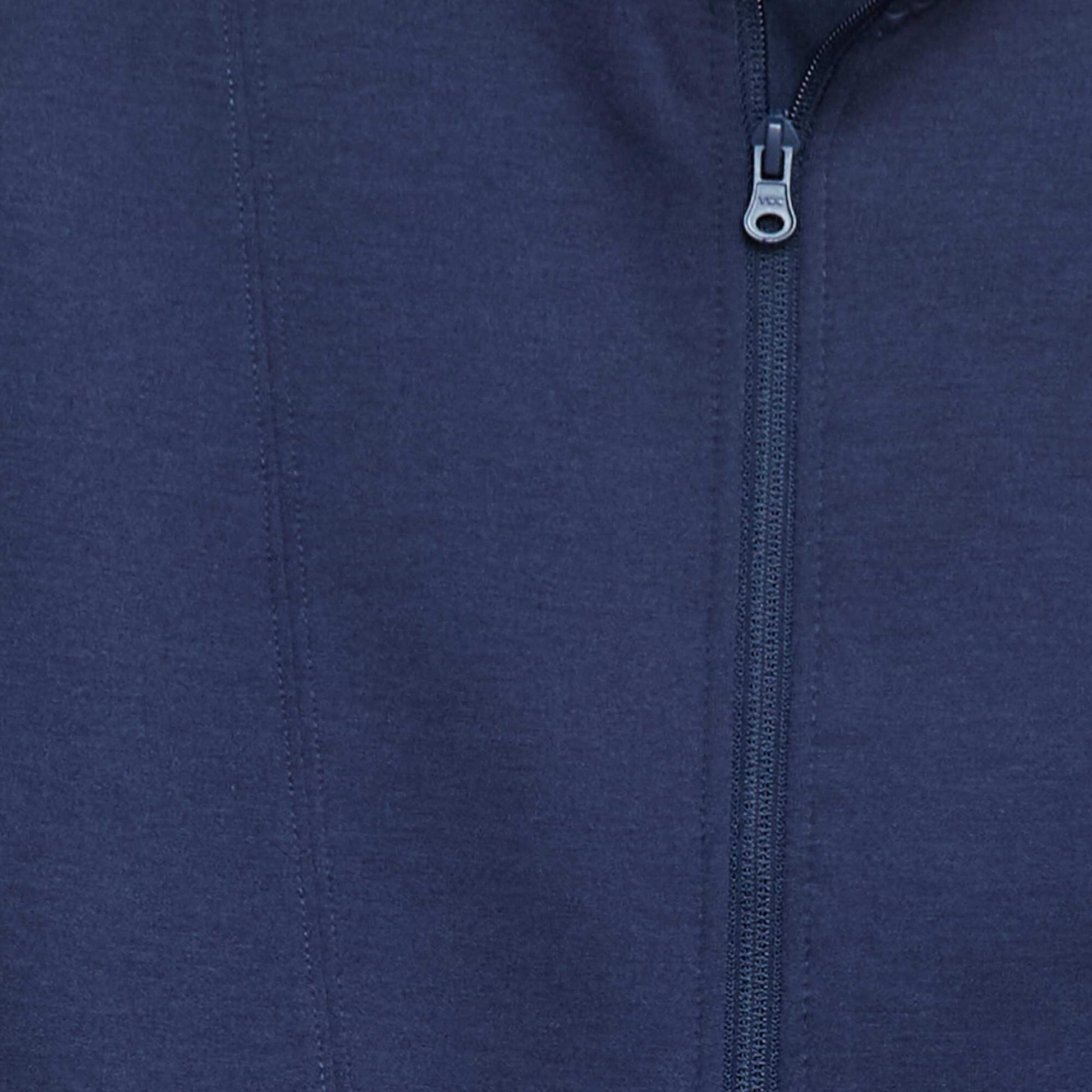 Sweat zippé à col montant BLEU MARINE