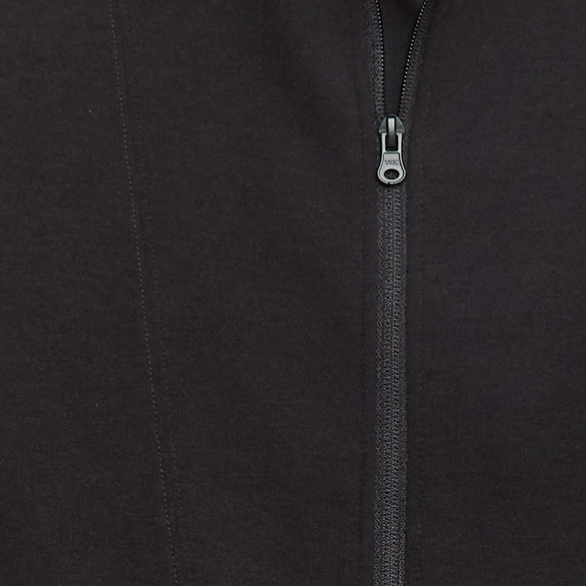 Sweat zippé à col montant NOIR