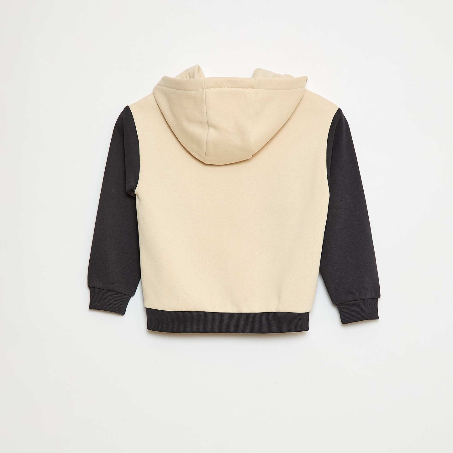 Sweat à capuche avec motifs BEIGE