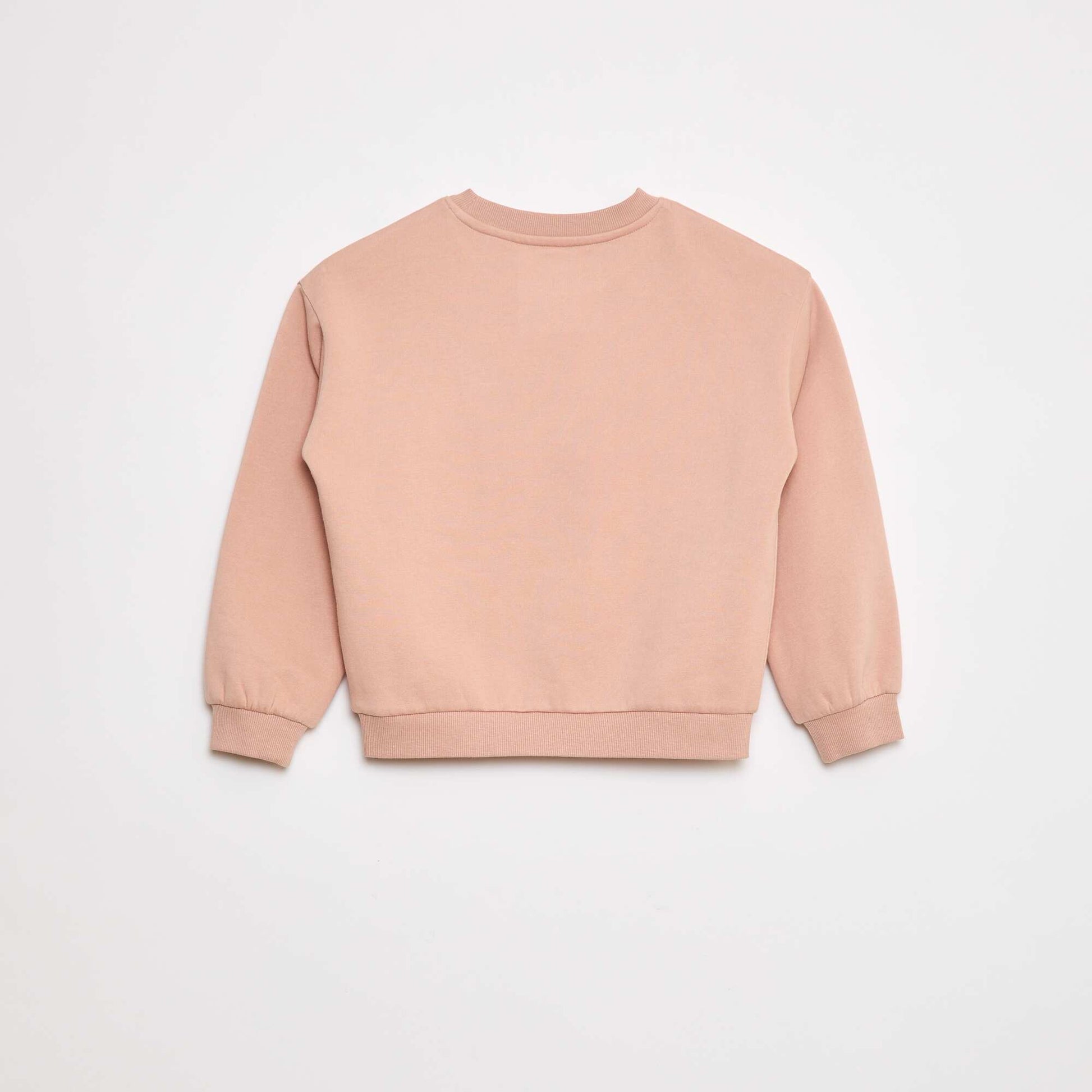 Sweat avec nœud en satin ROSE
