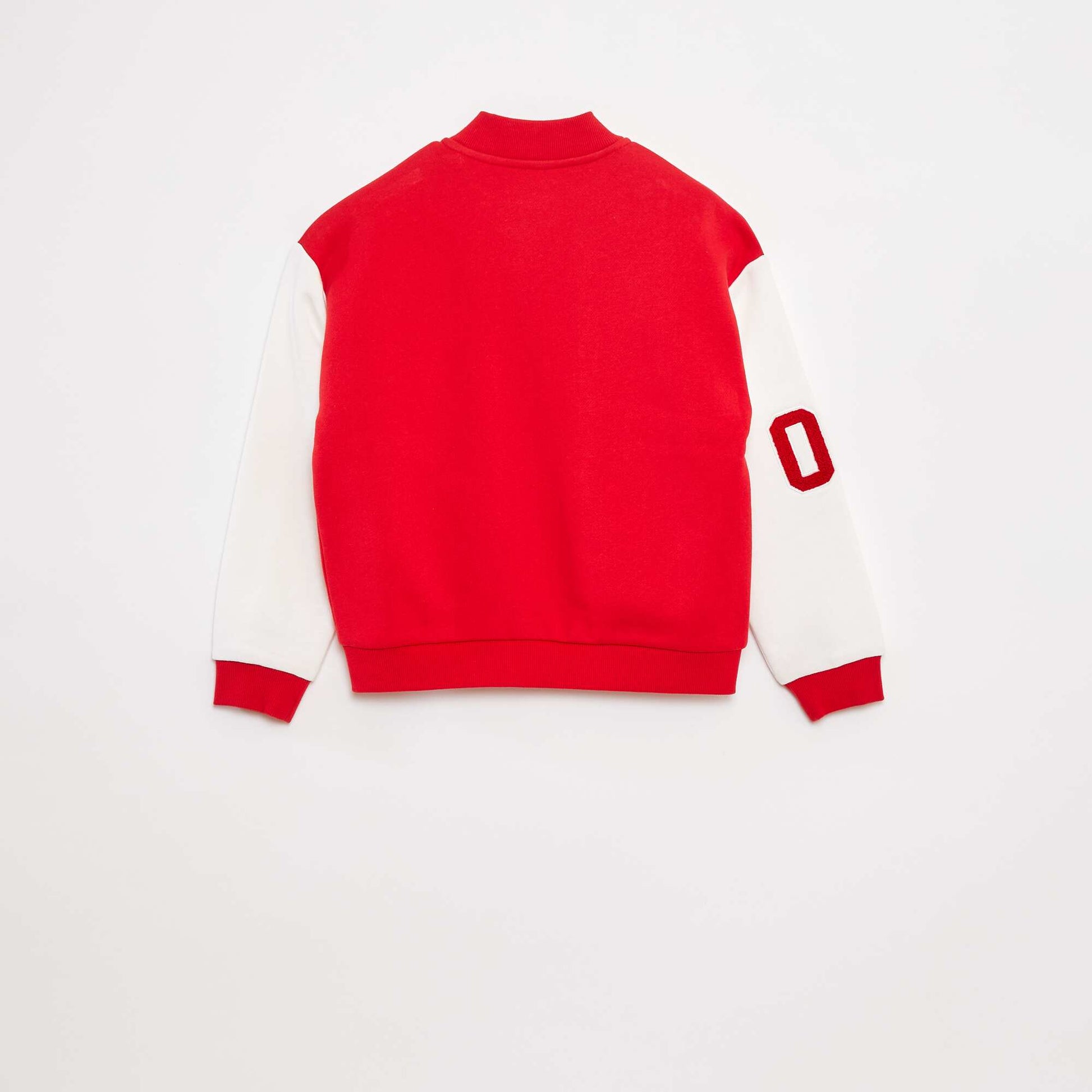 Veste style université américaine ROUGE
