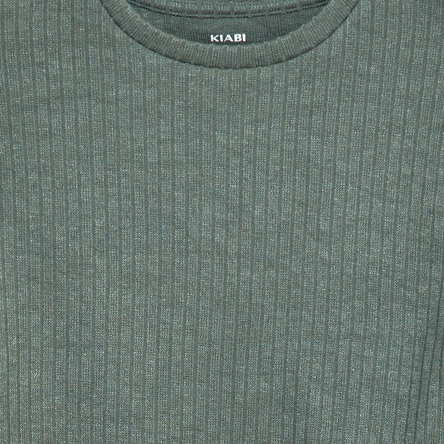 T-shirt col rond VERT