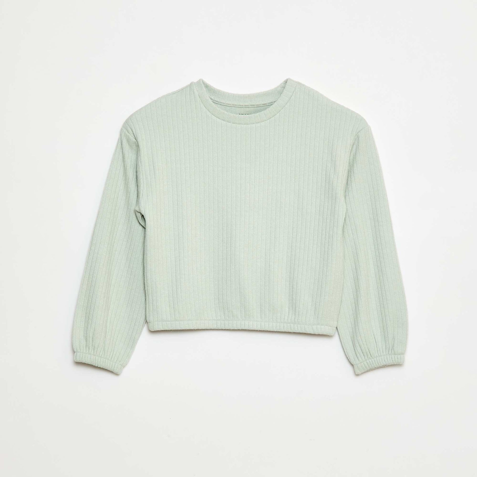 T-shirt col rond BLEU