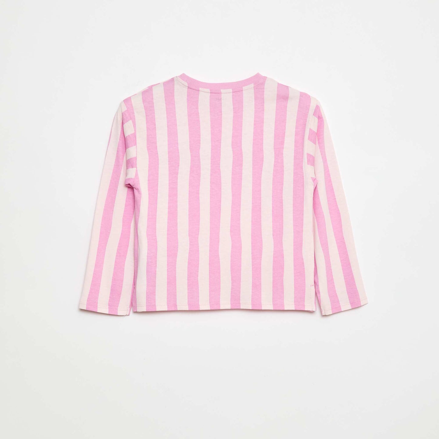 T-shirt rayure en coton ROSE