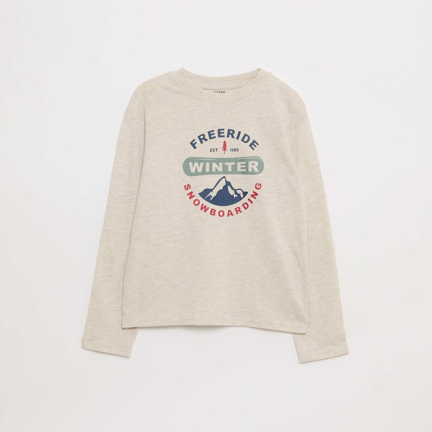 Lot 3 tee-shirts imprimés BEIGE