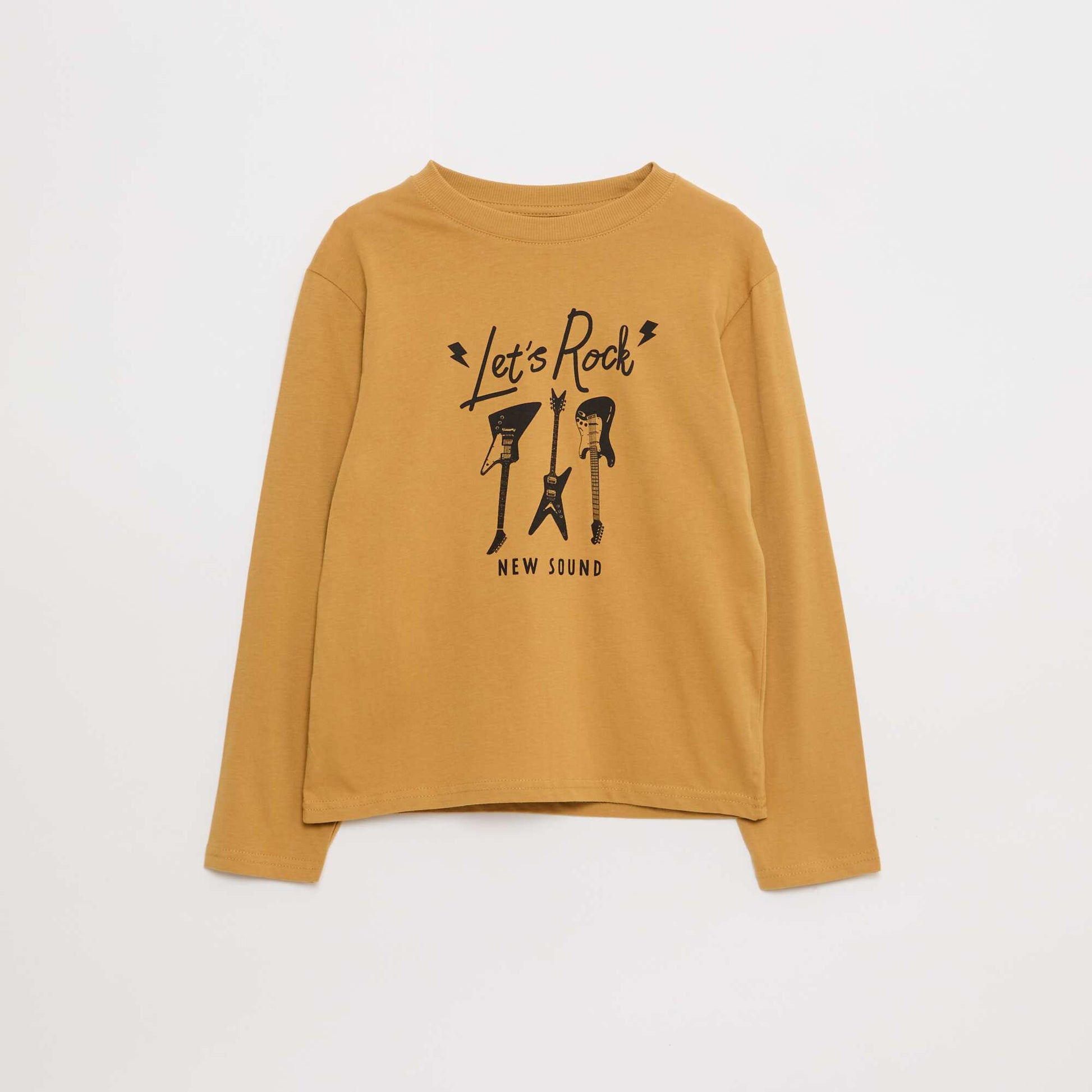 Lot 3 tee-shirts imprimés JAUNE