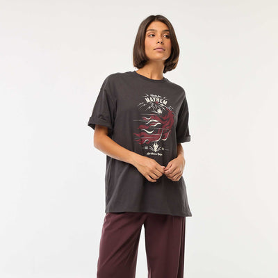 T-shirt à col rond 'Villains' 'Disney' NOIR