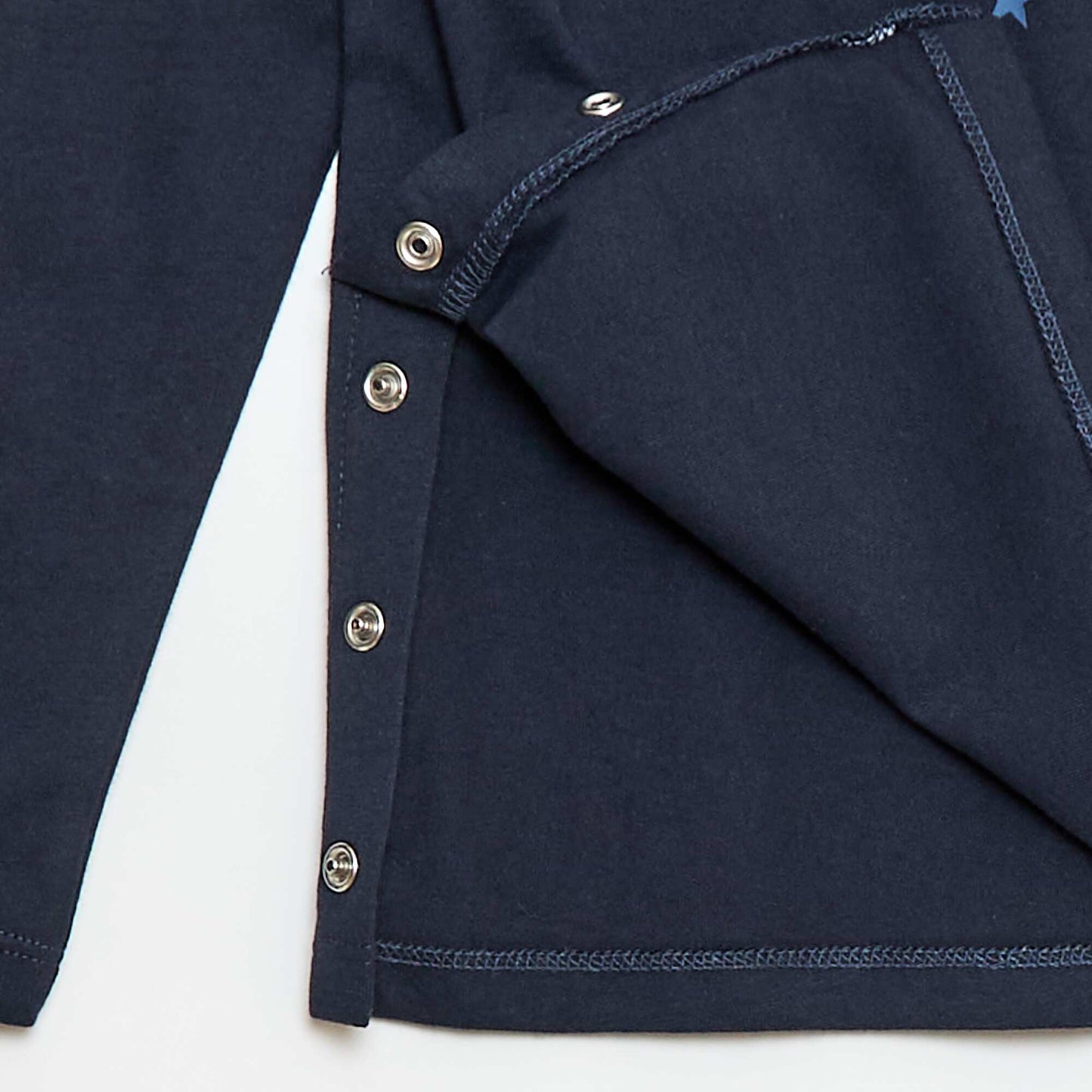 T-shirt imprimé à manches longues - So Easy BLEU
