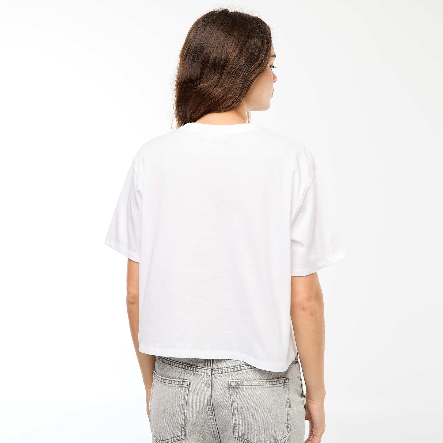 T-shirt imprimé 'Hello Kitty' BLANC