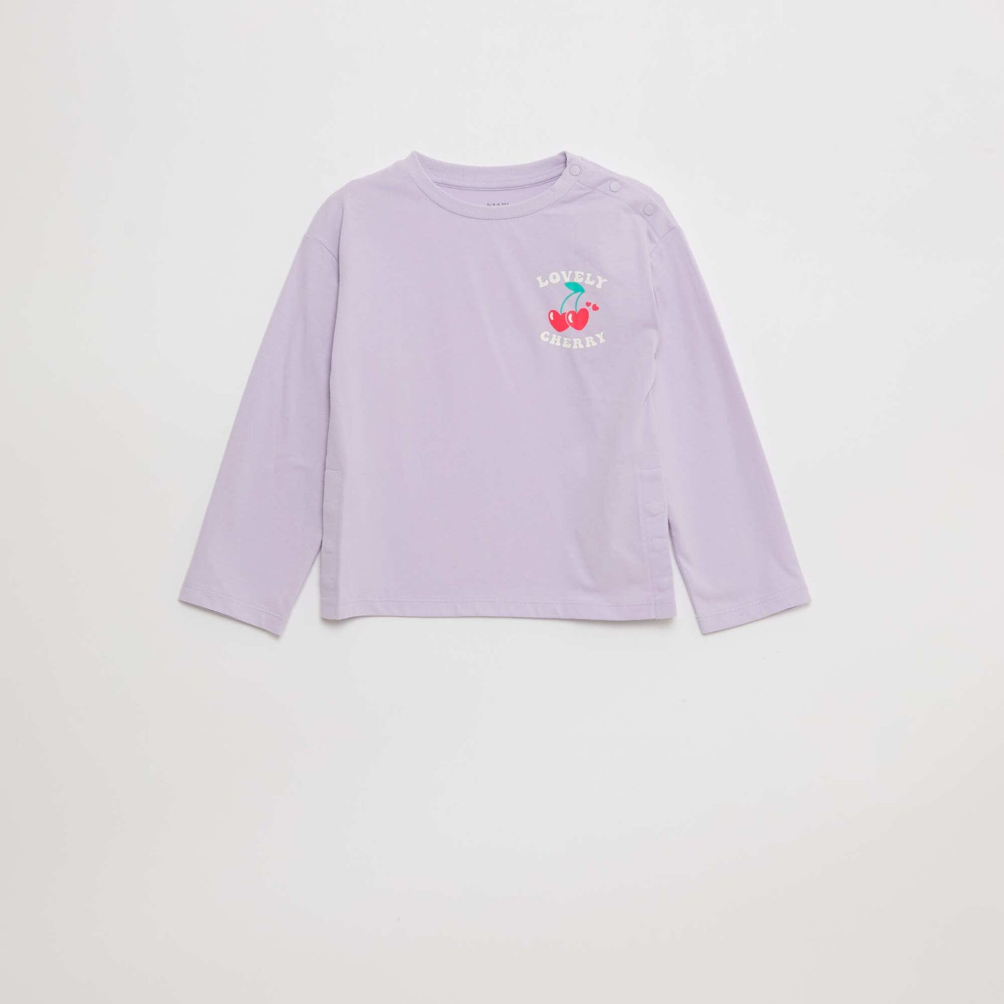 T-shirt imprimé manches longues - So Easy VIOLET