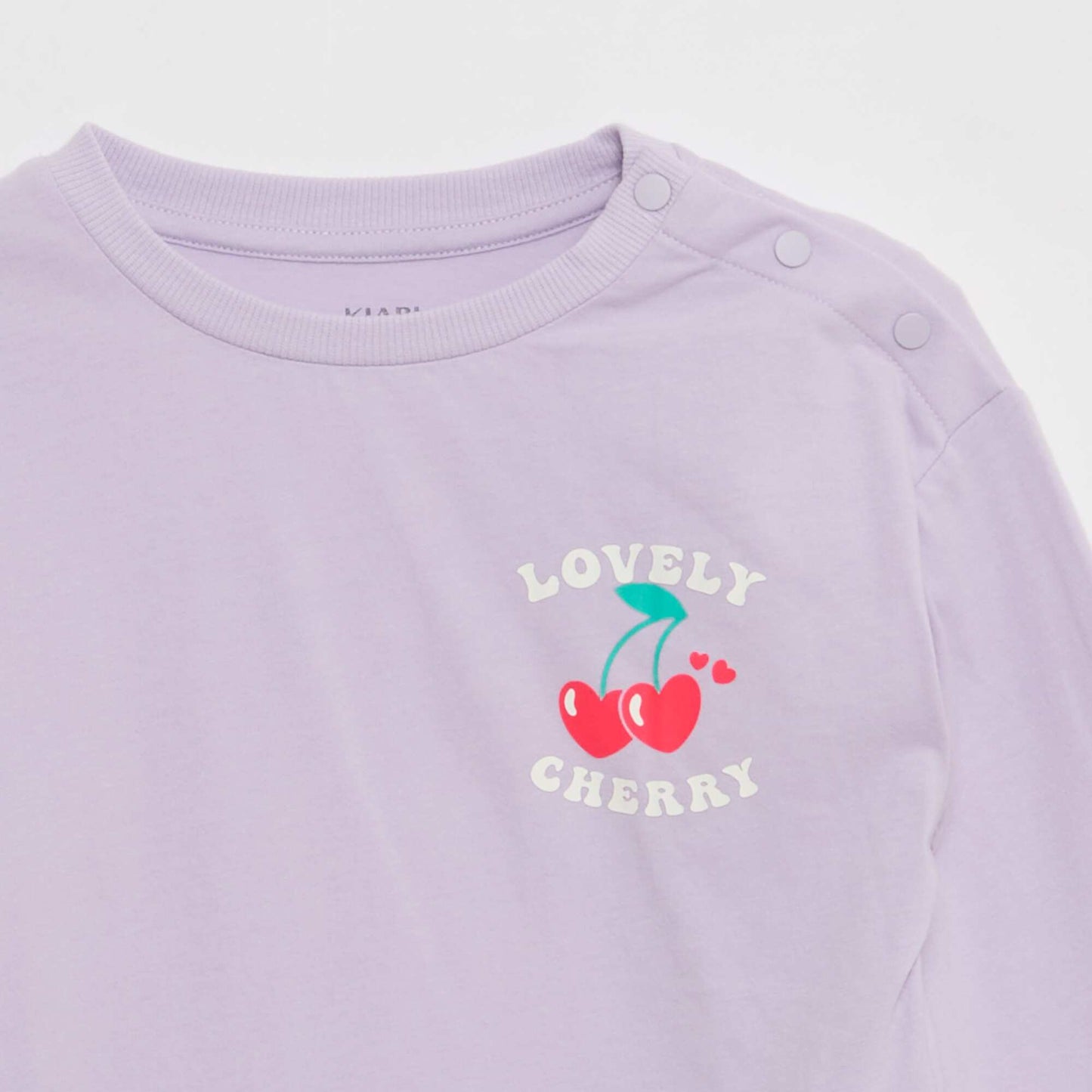 T-shirt imprimé manches longues - So Easy VIOLET