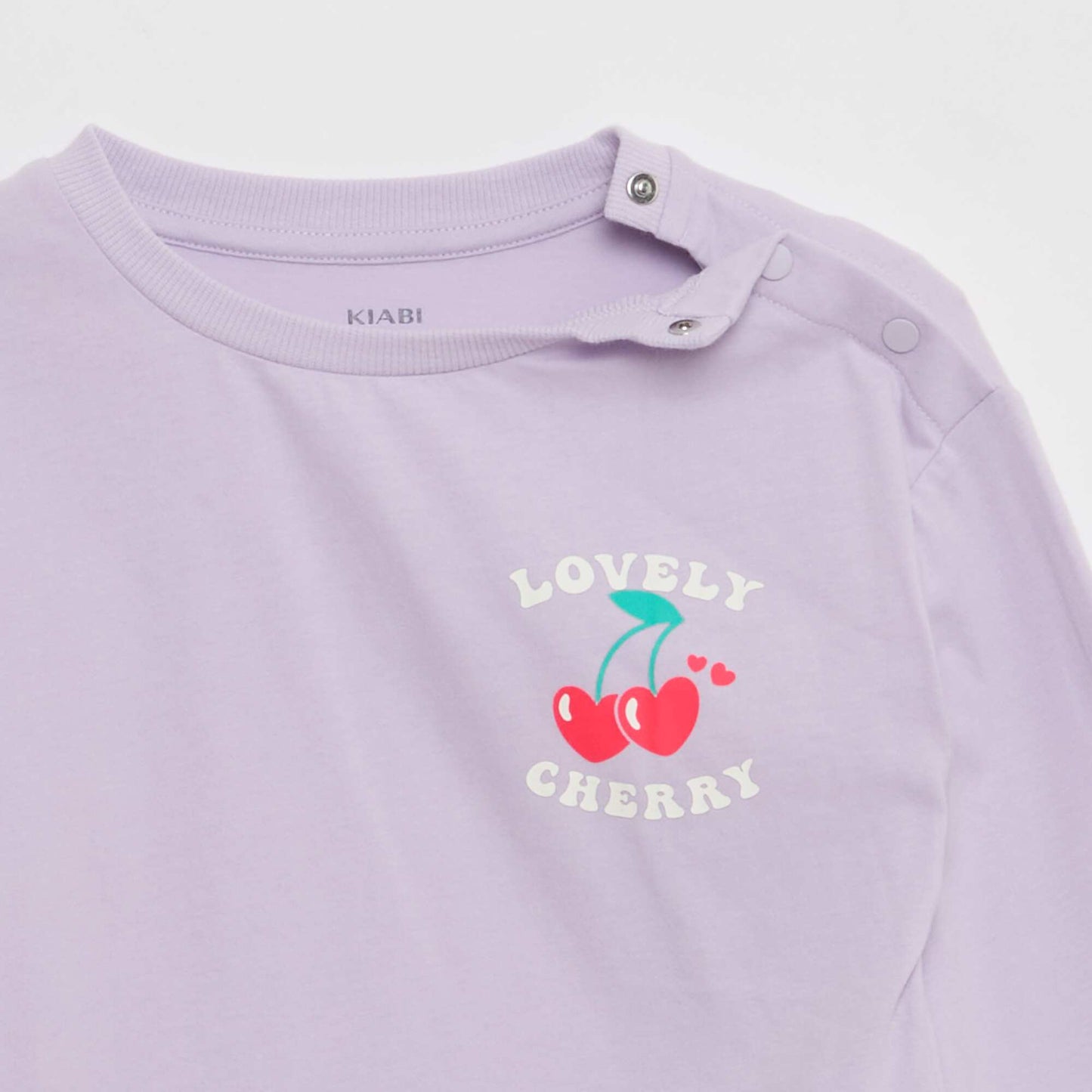 T-shirt imprimé manches longues - So Easy VIOLET