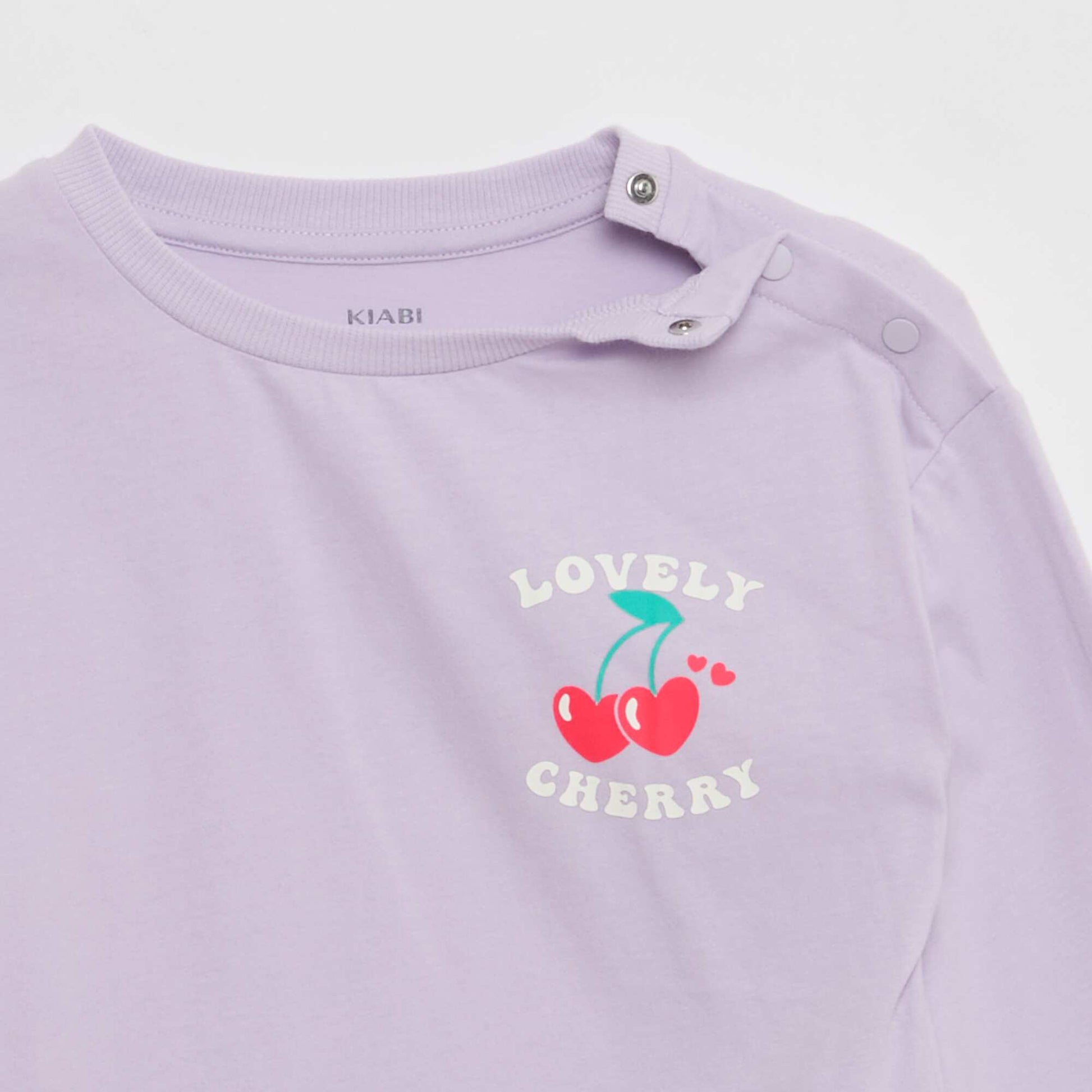 T-shirt imprimé manches longues - So Easy VIOLET