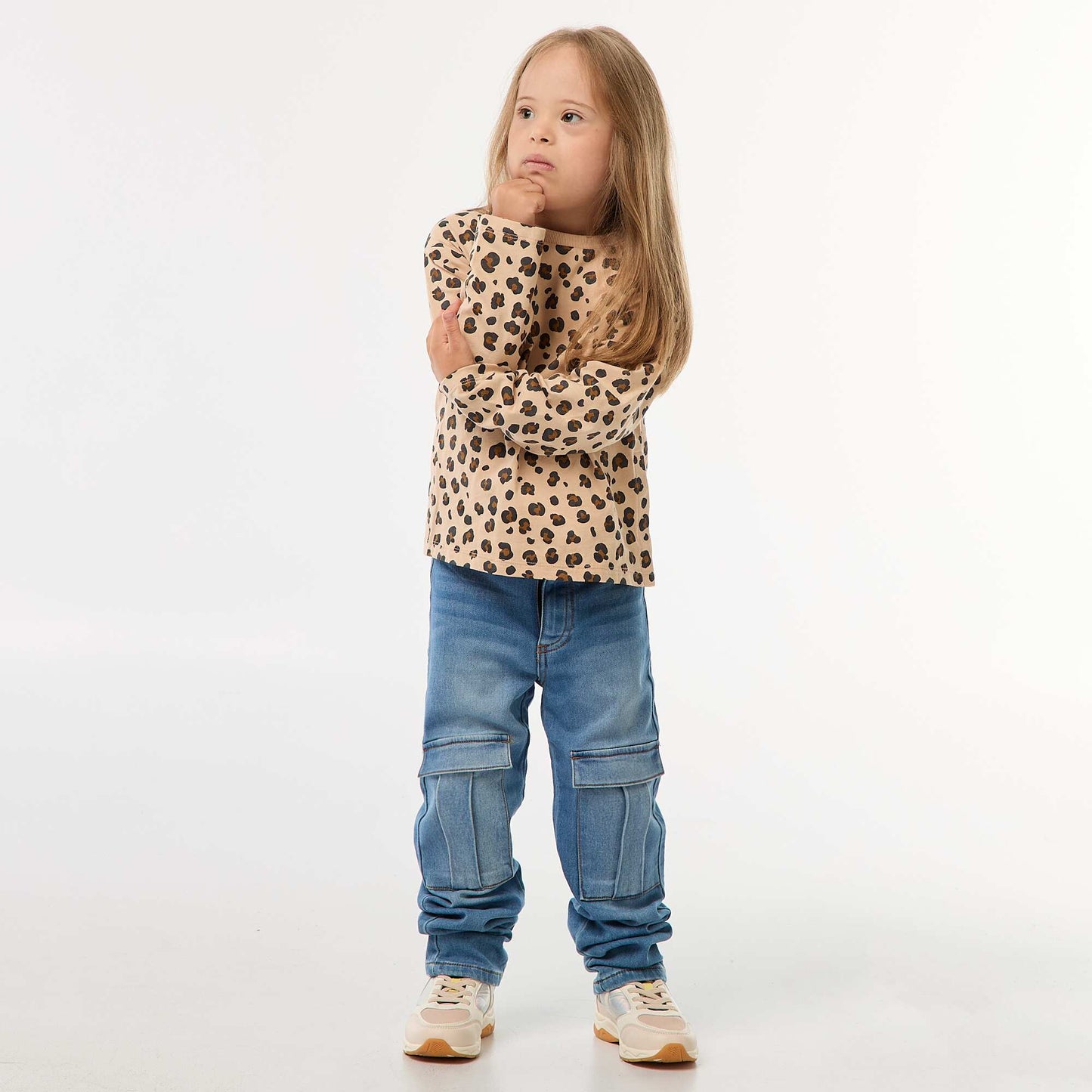 T-shirt imprimé manches longues - So Easy BEIGE
