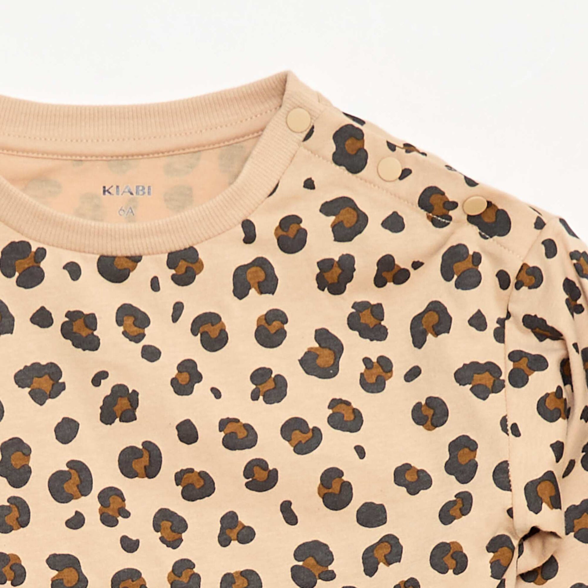 T-shirt imprimé manches longues - So Easy BEIGE
