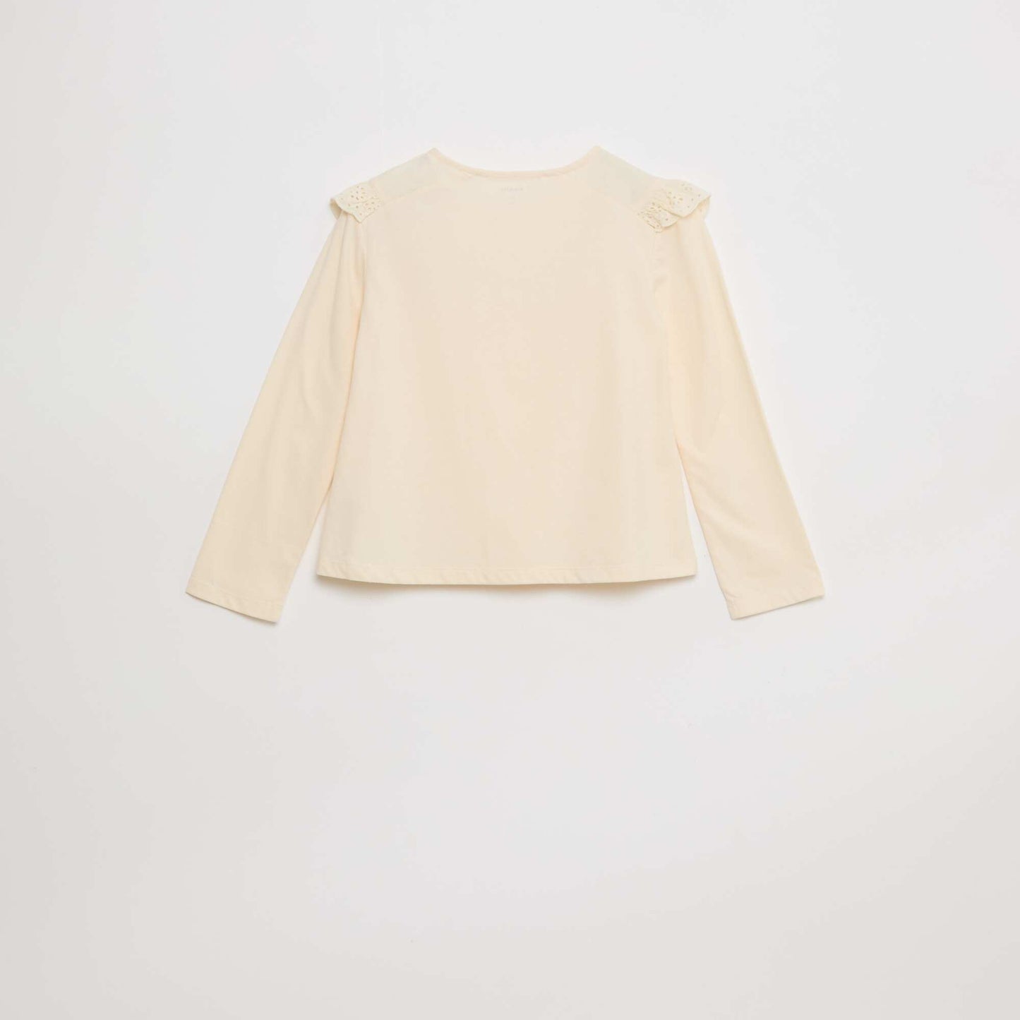 Blouse avec plastron avec broderies anglaises - So Easy BLANC