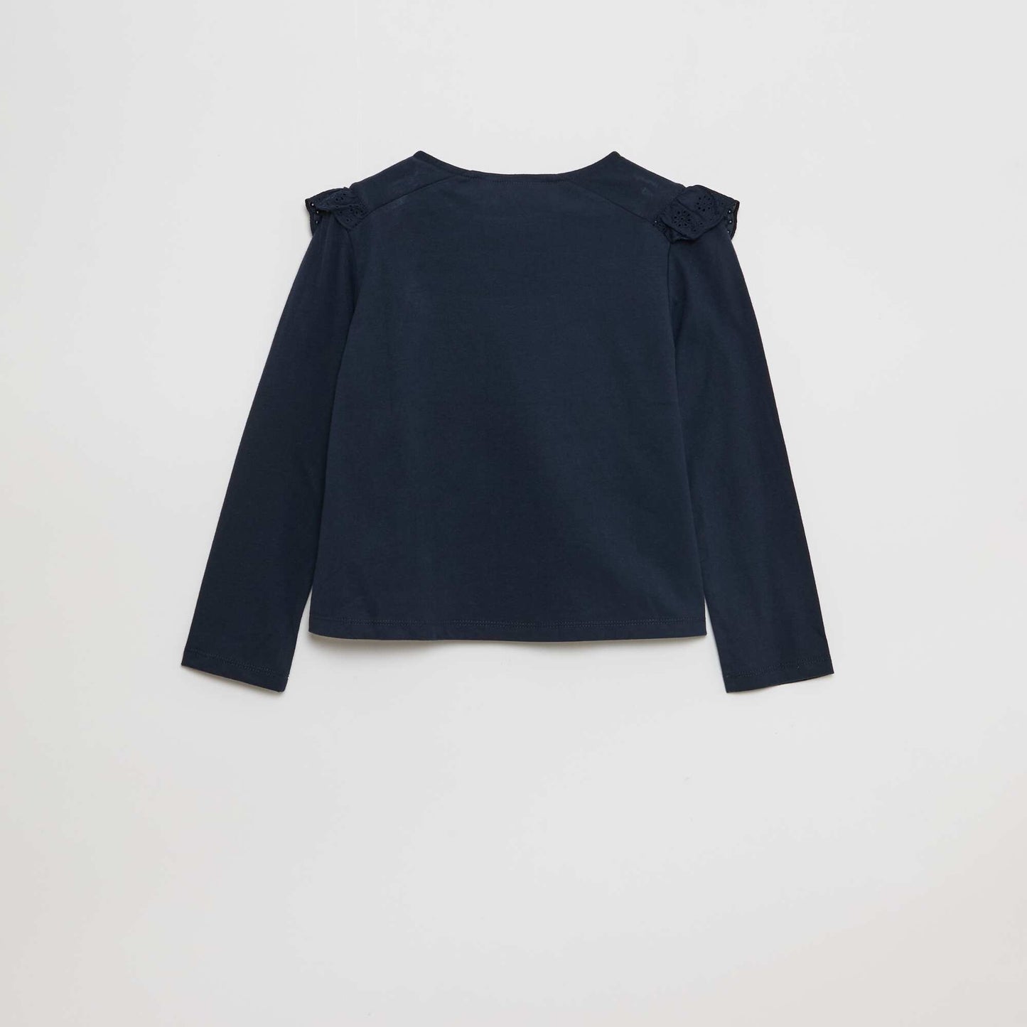 Blouse avec plastron avec broderies anglaises - So Easy BLEU