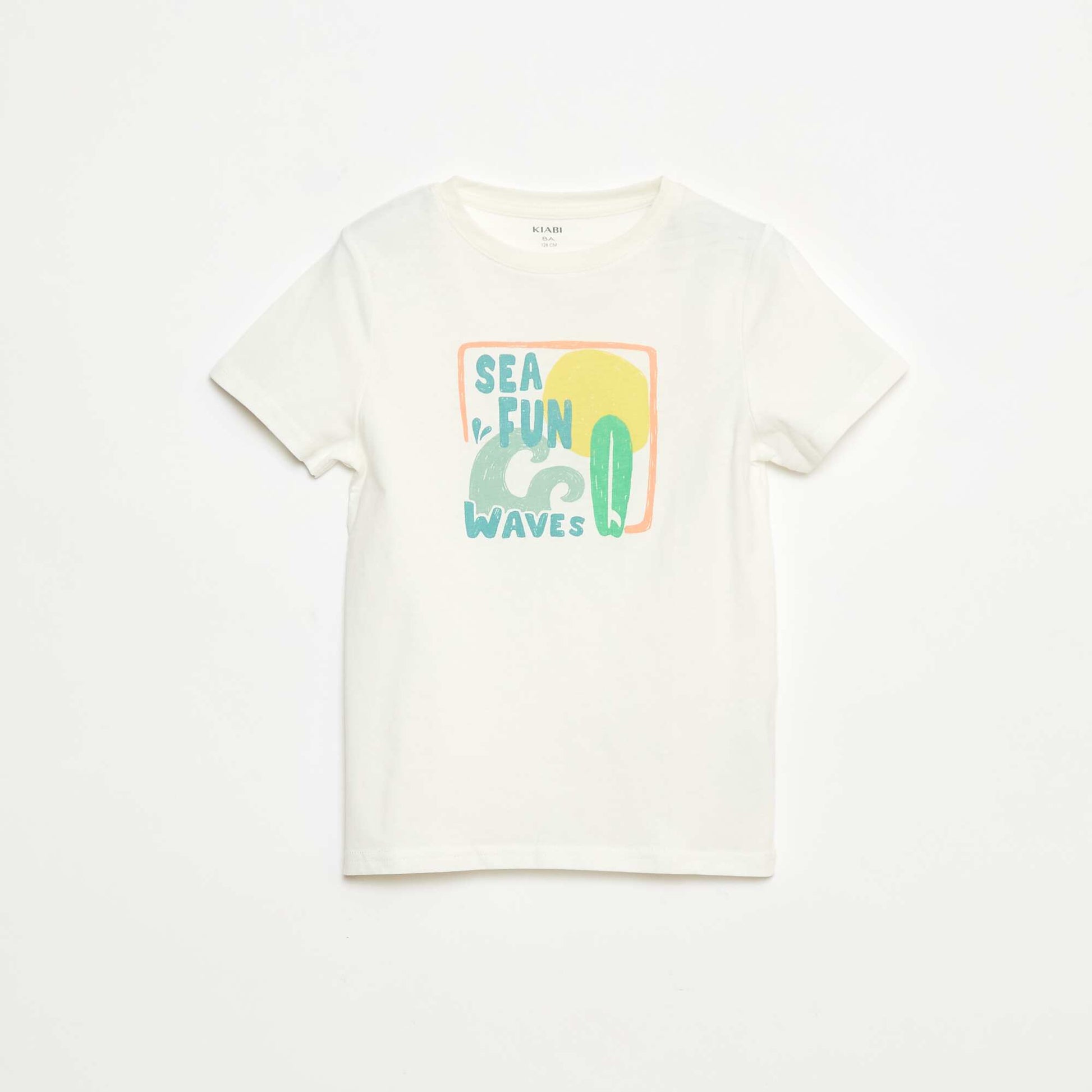 Lot de 3 tee-shirts style 'surf' BLANC