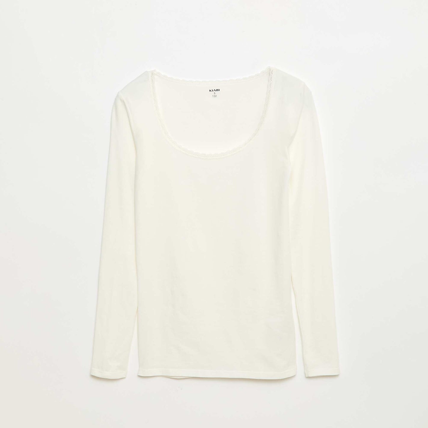 T-shirt à manches longues sous-vêtements BLANC