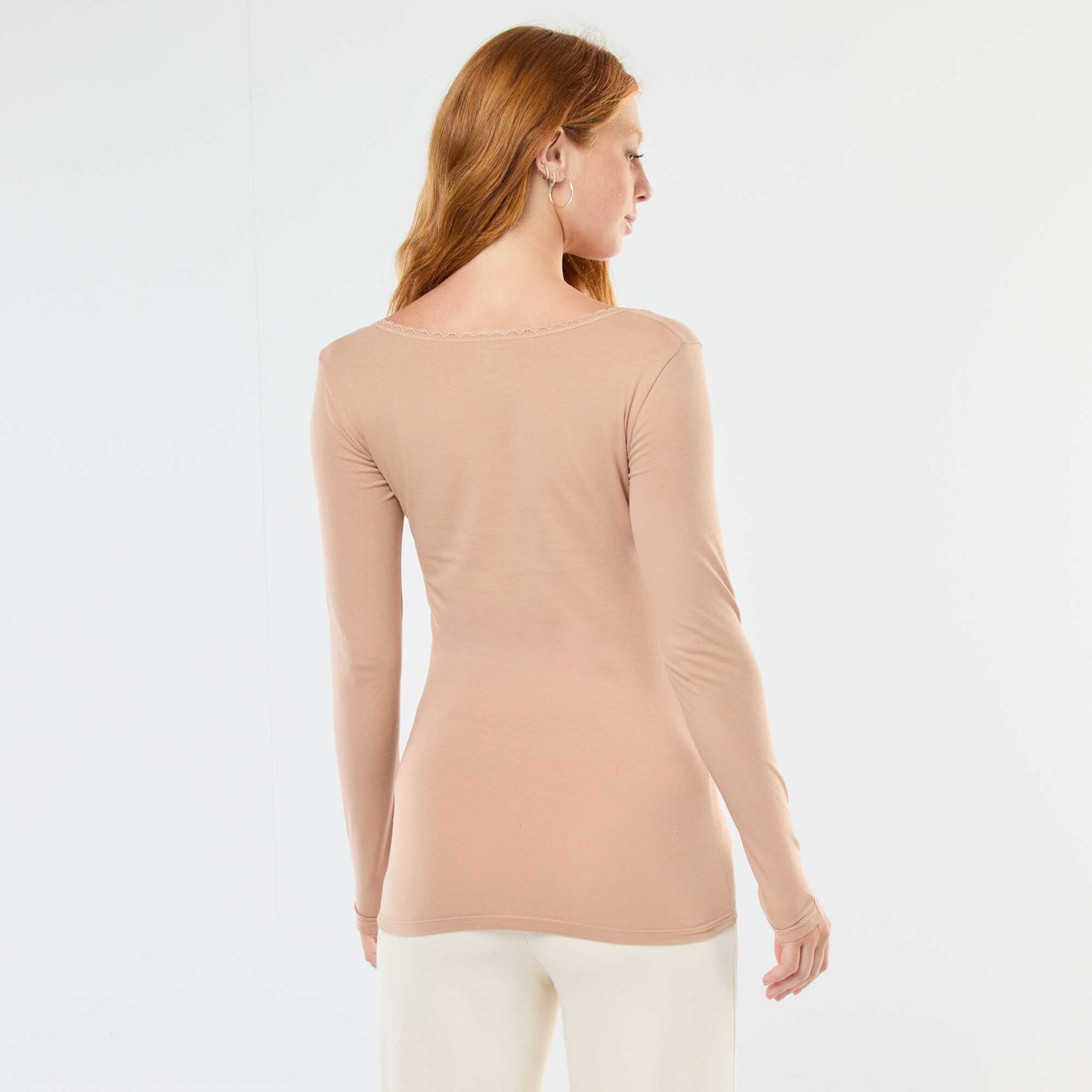 T-shirt à manches longues sous-vêtement BEIGE