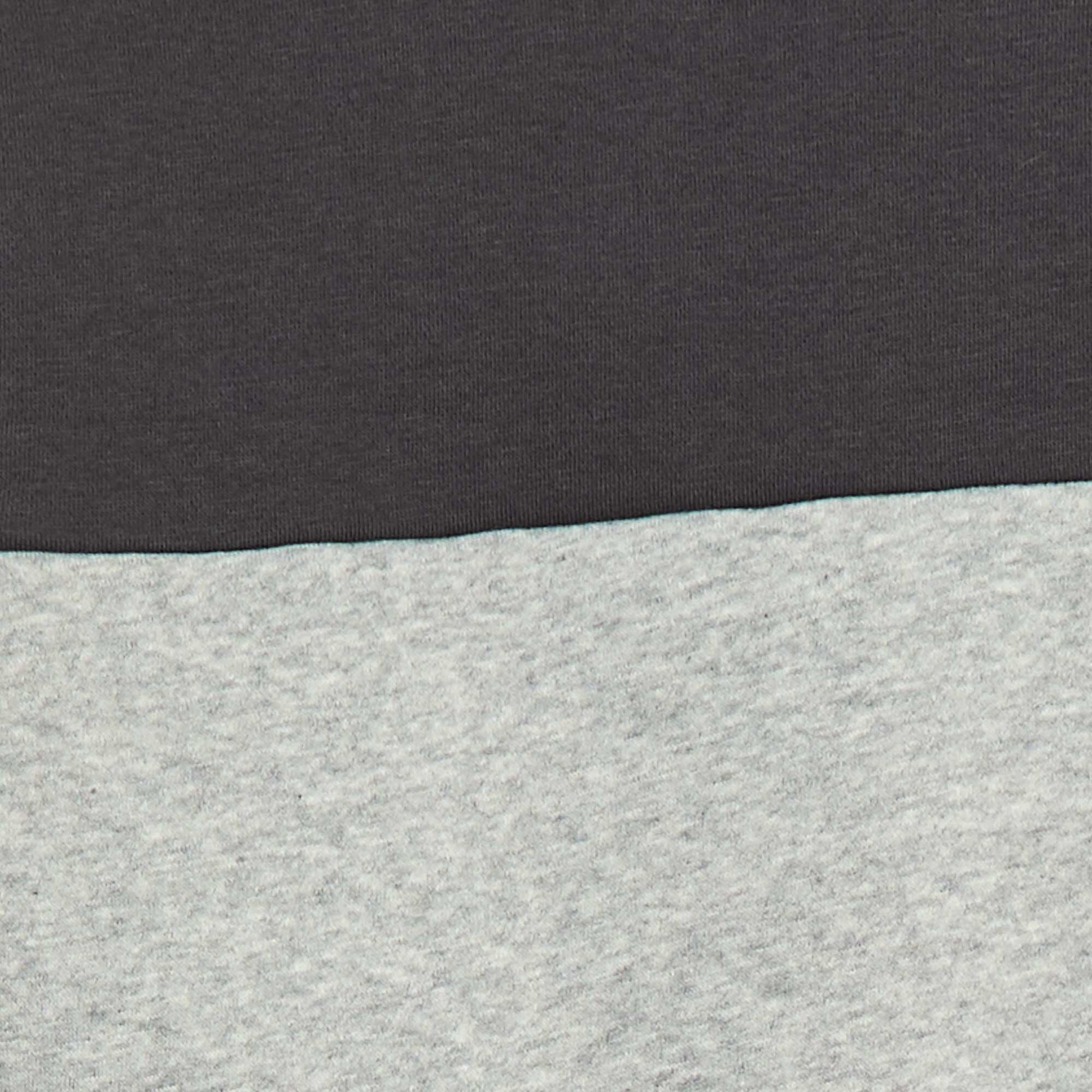 Sweat à capuche color block GRIS